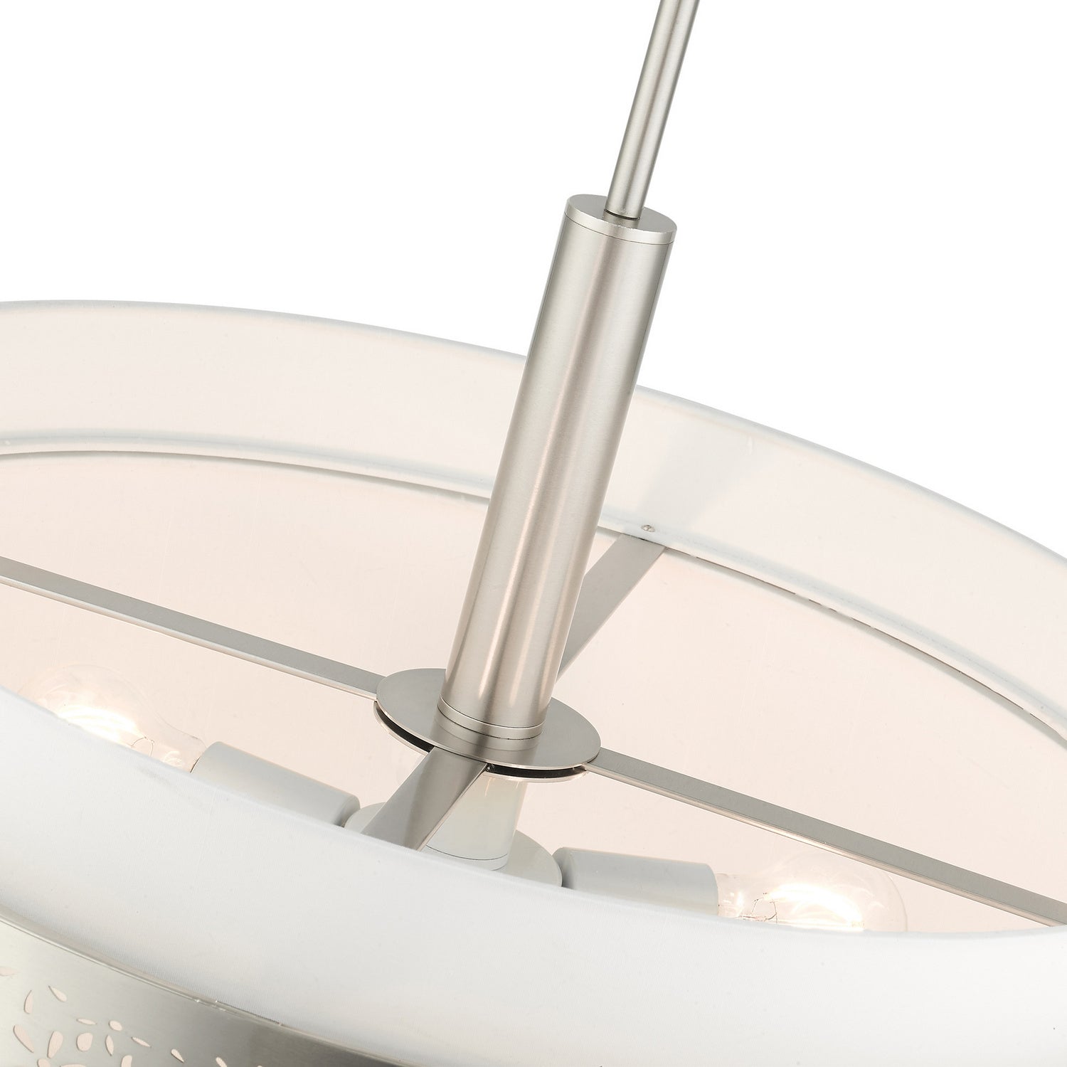 Livex Lighting - 46255-91 - Five Light Chandelier - Noria - Brushed Nickel