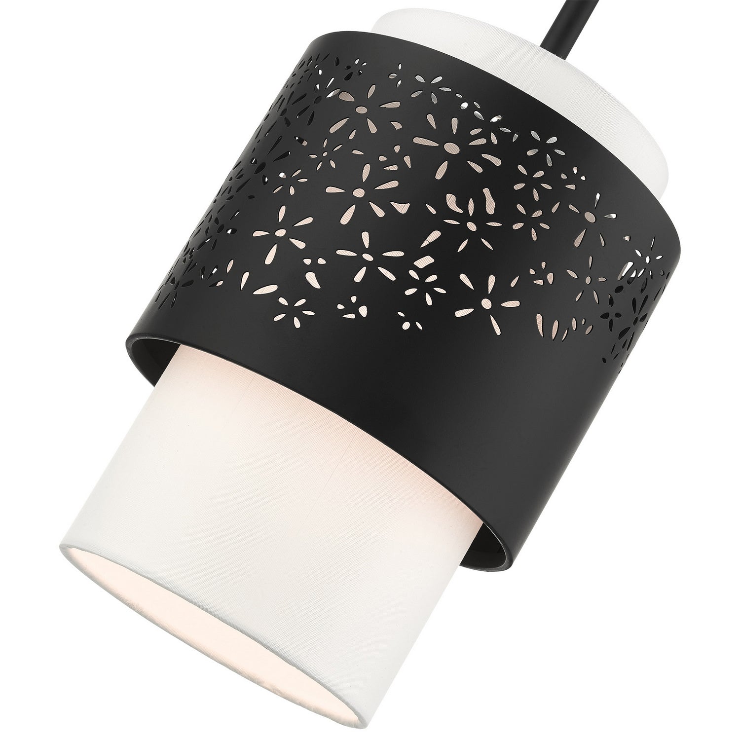 Livex Lighting - 46259-04 - One Light Pendant - Noria - Black
