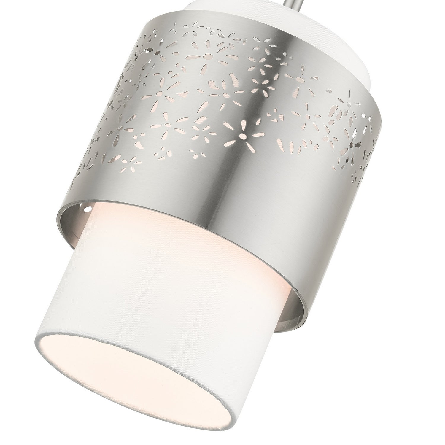 Livex Lighting - 46259-91 - One Light Pendant - Noria - Brushed Nickel