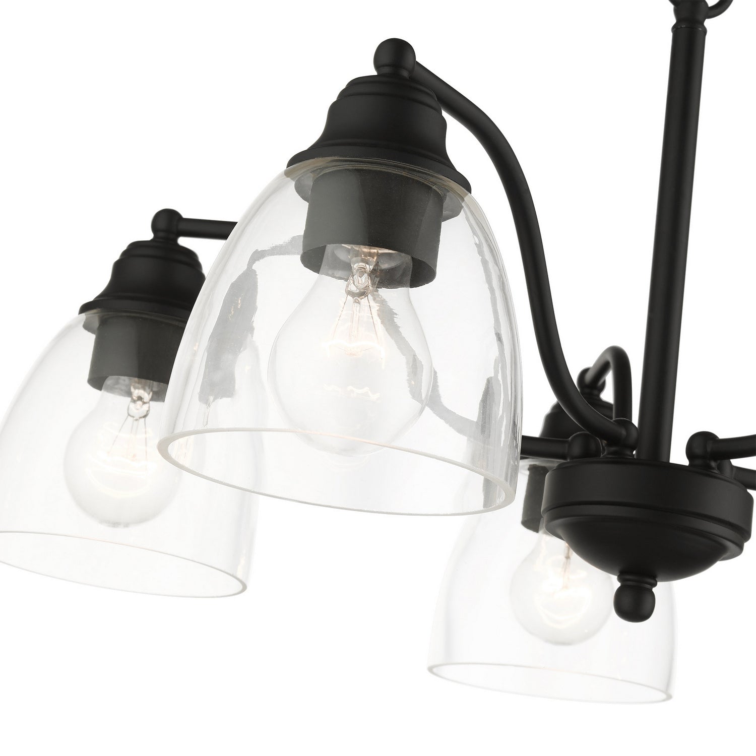 Livex Lighting - 46335-04 - Five Light Chandelier - Montgomery - Black