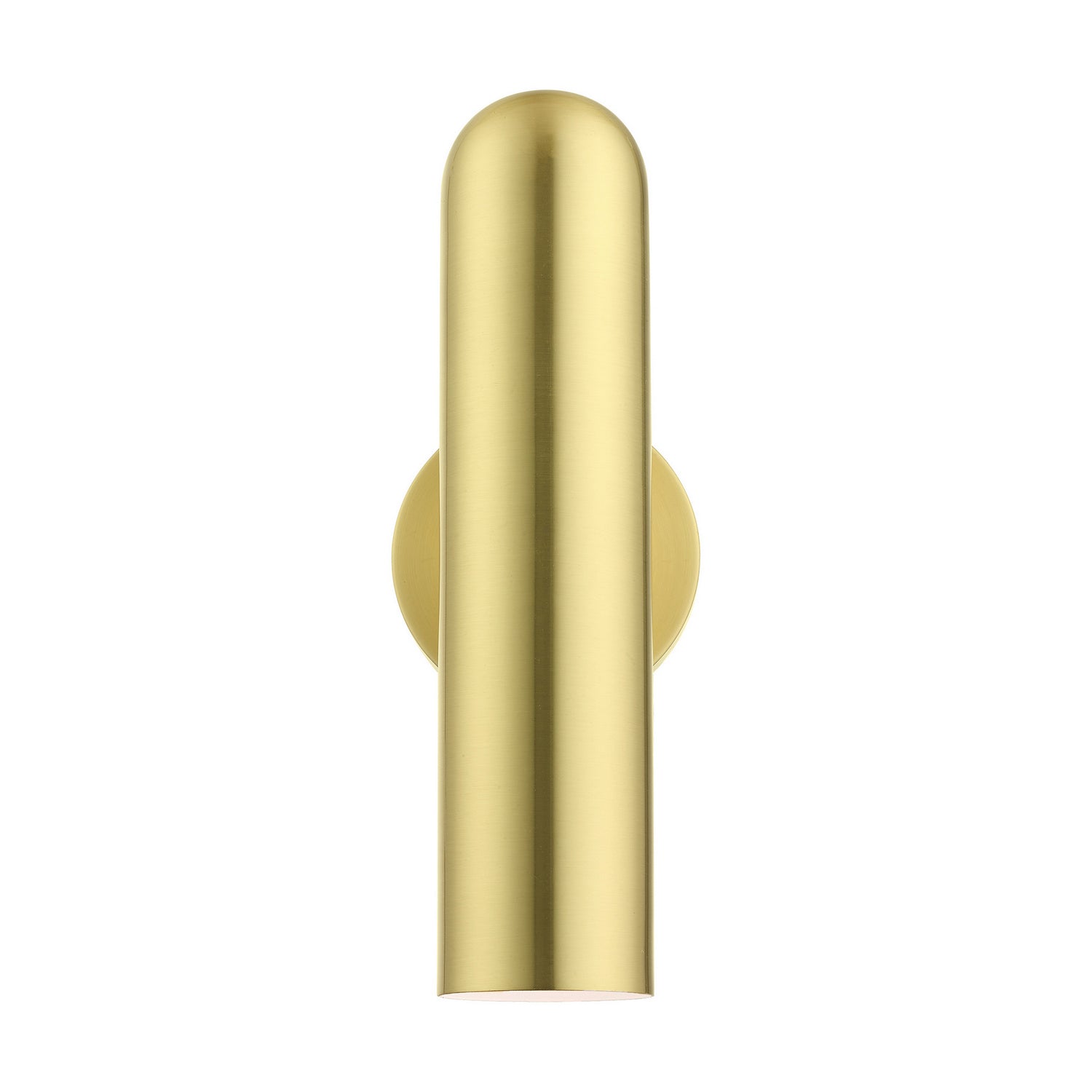 Livex Lighting - 46750-12 - One Light Wall Sconce - Ardmore - Satin Brass w/ Polished Brasss
