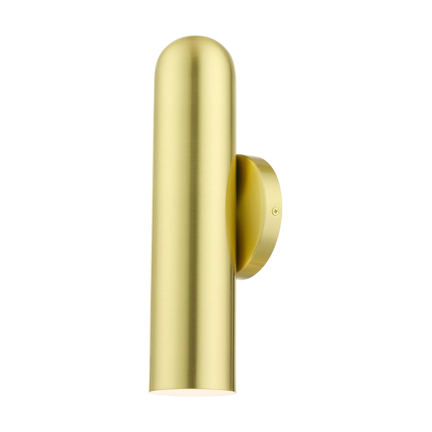 Livex Lighting - 46750-12 - One Light Wall Sconce - Ardmore - Satin Brass w/ Polished Brasss