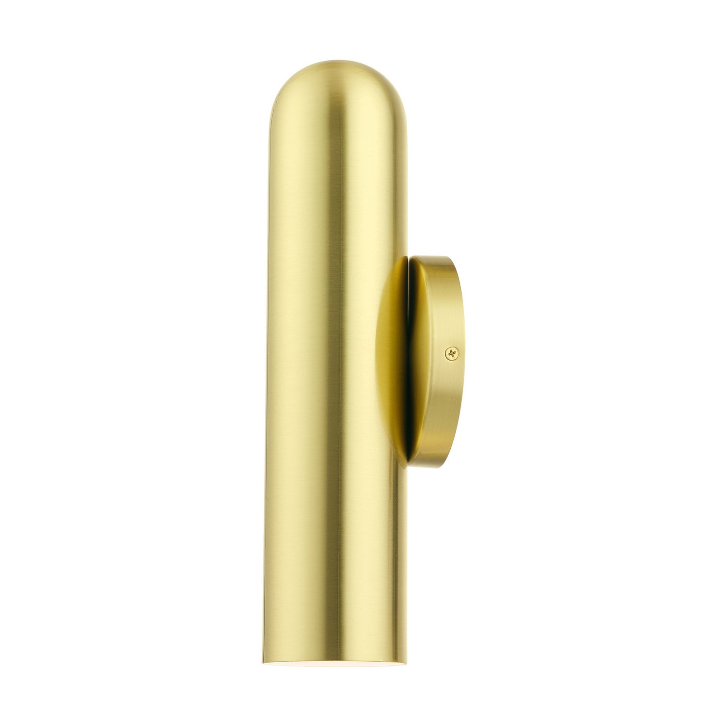 Livex Lighting - 46750-12 - One Light Wall Sconce - Ardmore - Satin Brass w/ Polished Brasss