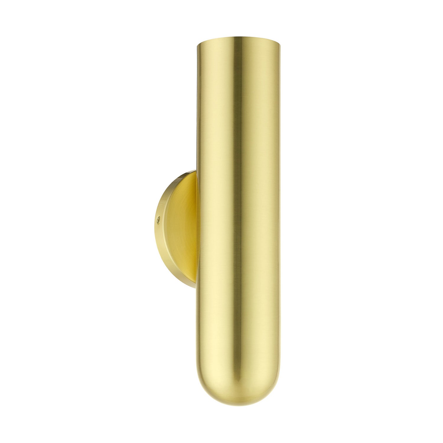 Livex Lighting - 46750-12 - One Light Wall Sconce - Ardmore - Satin Brass w/ Polished Brasss
