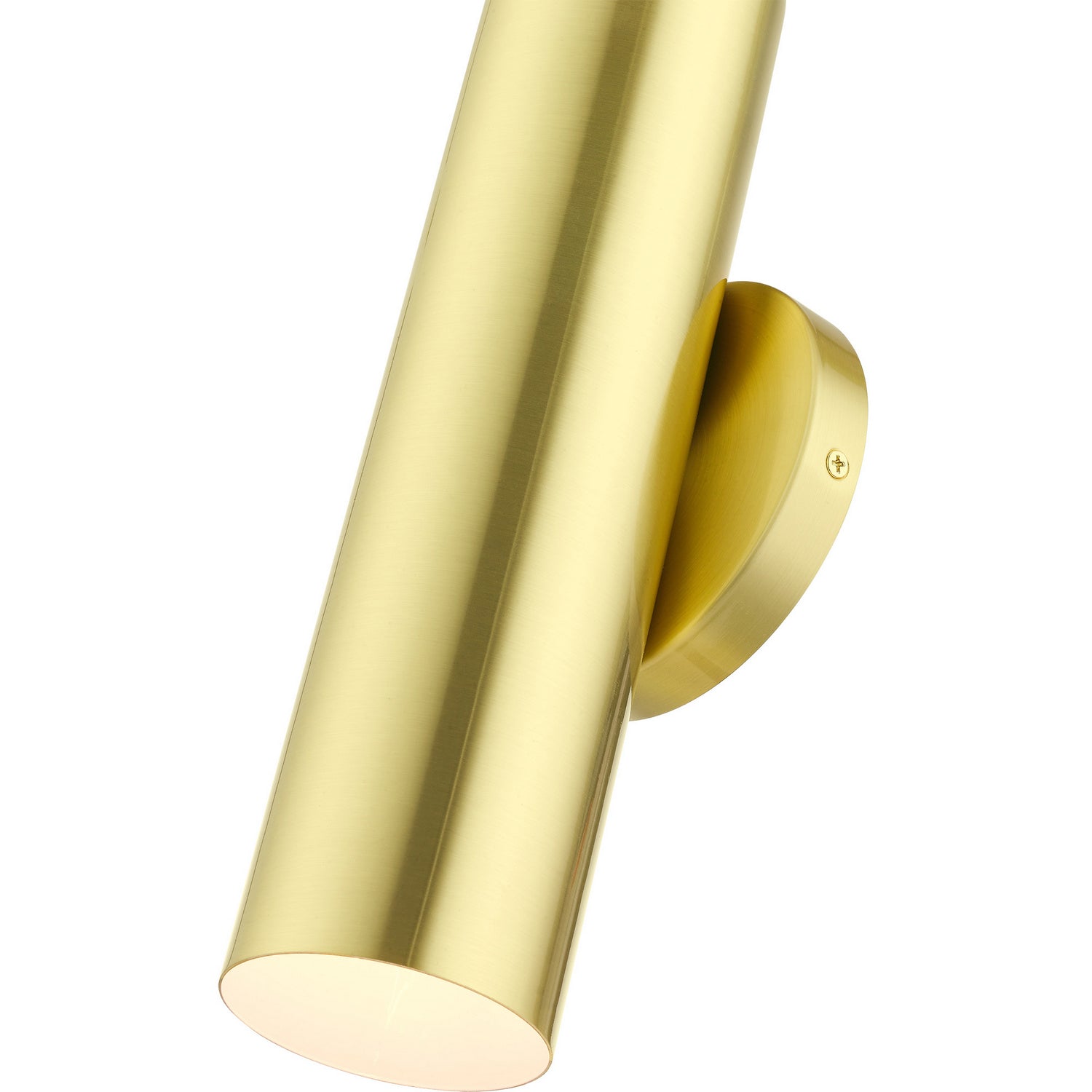 Livex Lighting - 46750-12 - One Light Wall Sconce - Ardmore - Satin Brass w/ Polished Brasss