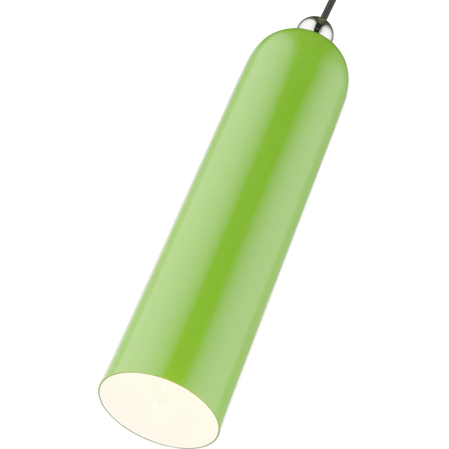 Livex Lighting - 46751-78 - One Light Pendant - Ardmore - Shiny Apple Green w/ Polished Chromes