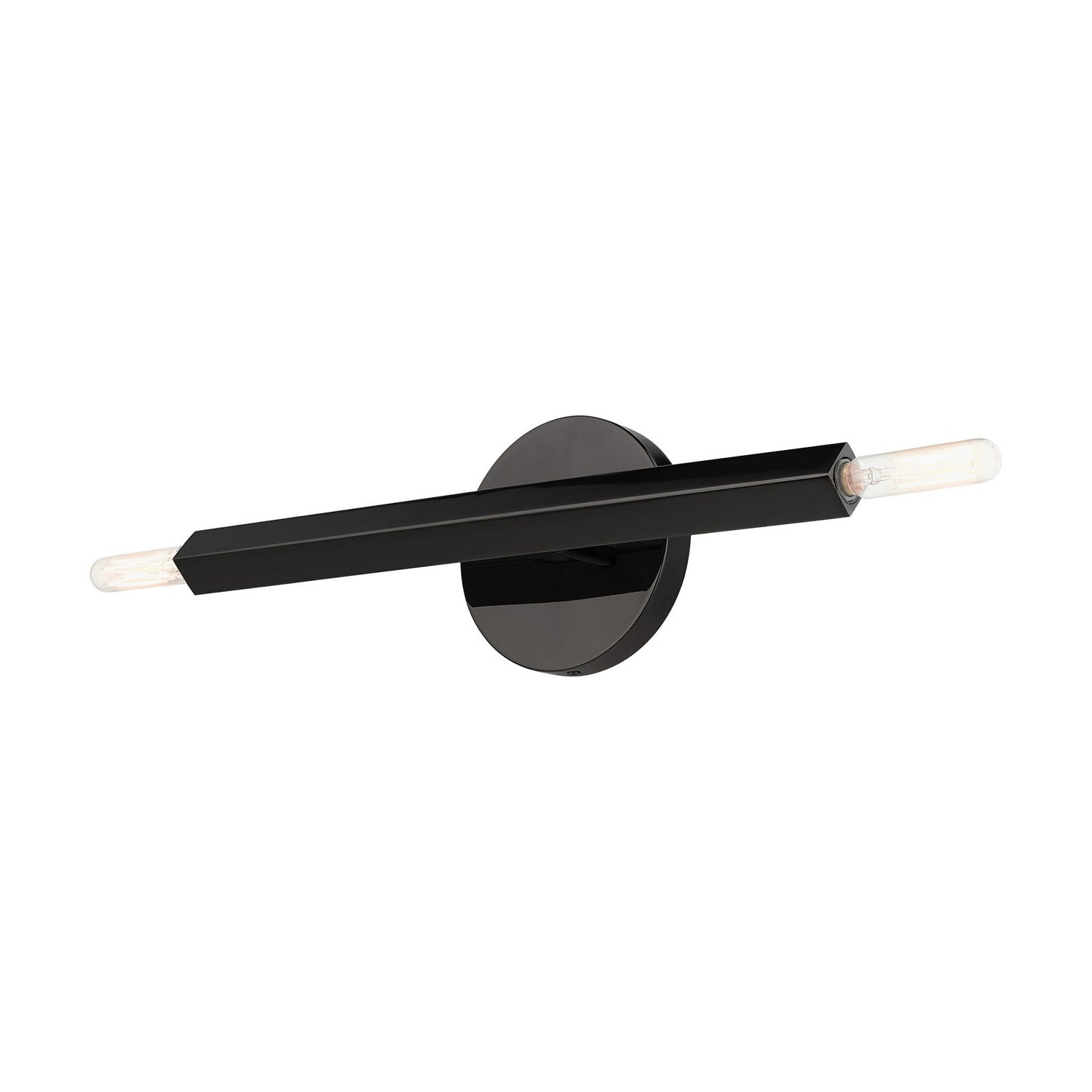 Livex Lighting - 46981-46 - Two Light Wall Sconce - Monaco - Black Chrome