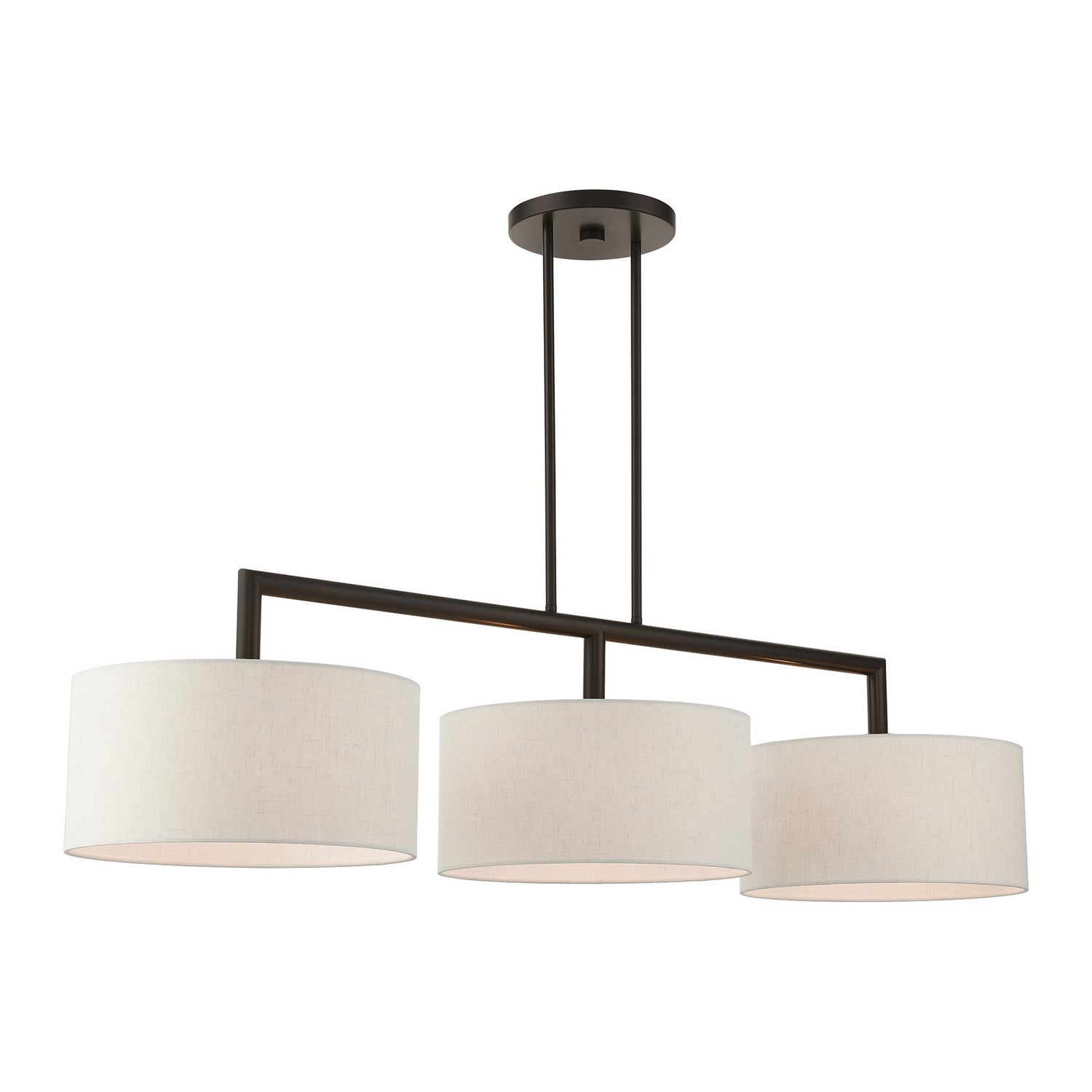 Livex Lighting - 49293-92 - Three Light Linear Chandelier - Monroe - English Bronze