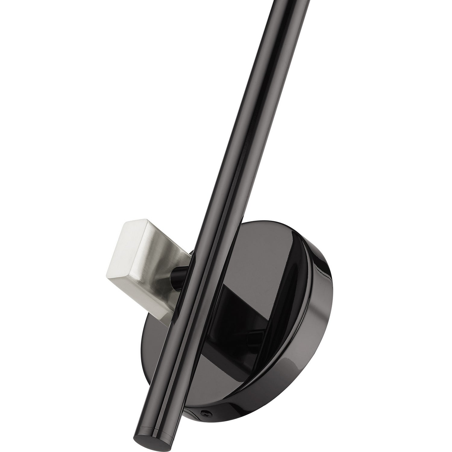 Livex Lighting - 49341-46 - One Light Wall Sconce - Denmark - Black Chrome w/ Brushed Nickels