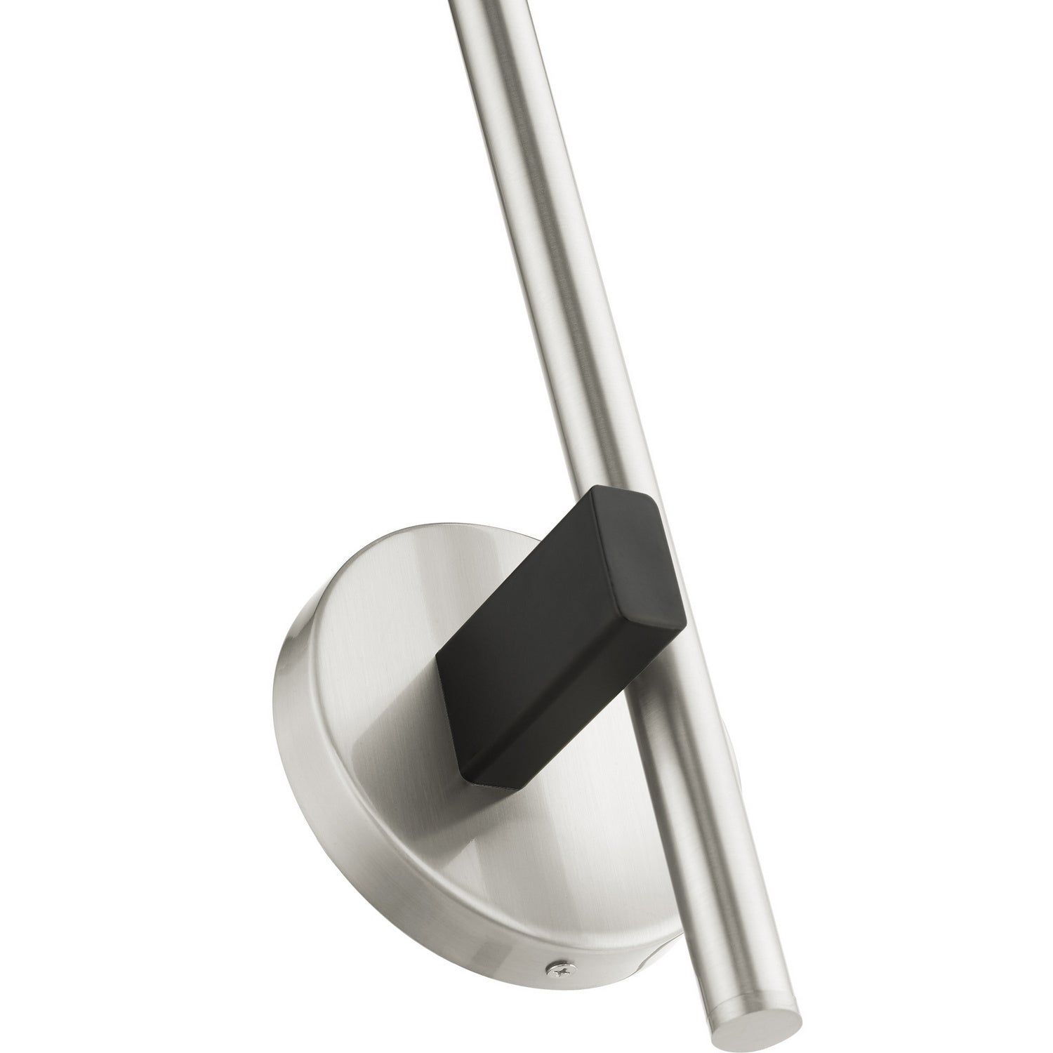 Livex Lighting - 49341-91 - One Light Wall Sconce - Denmark - Brushed Nickel w/ Blacks