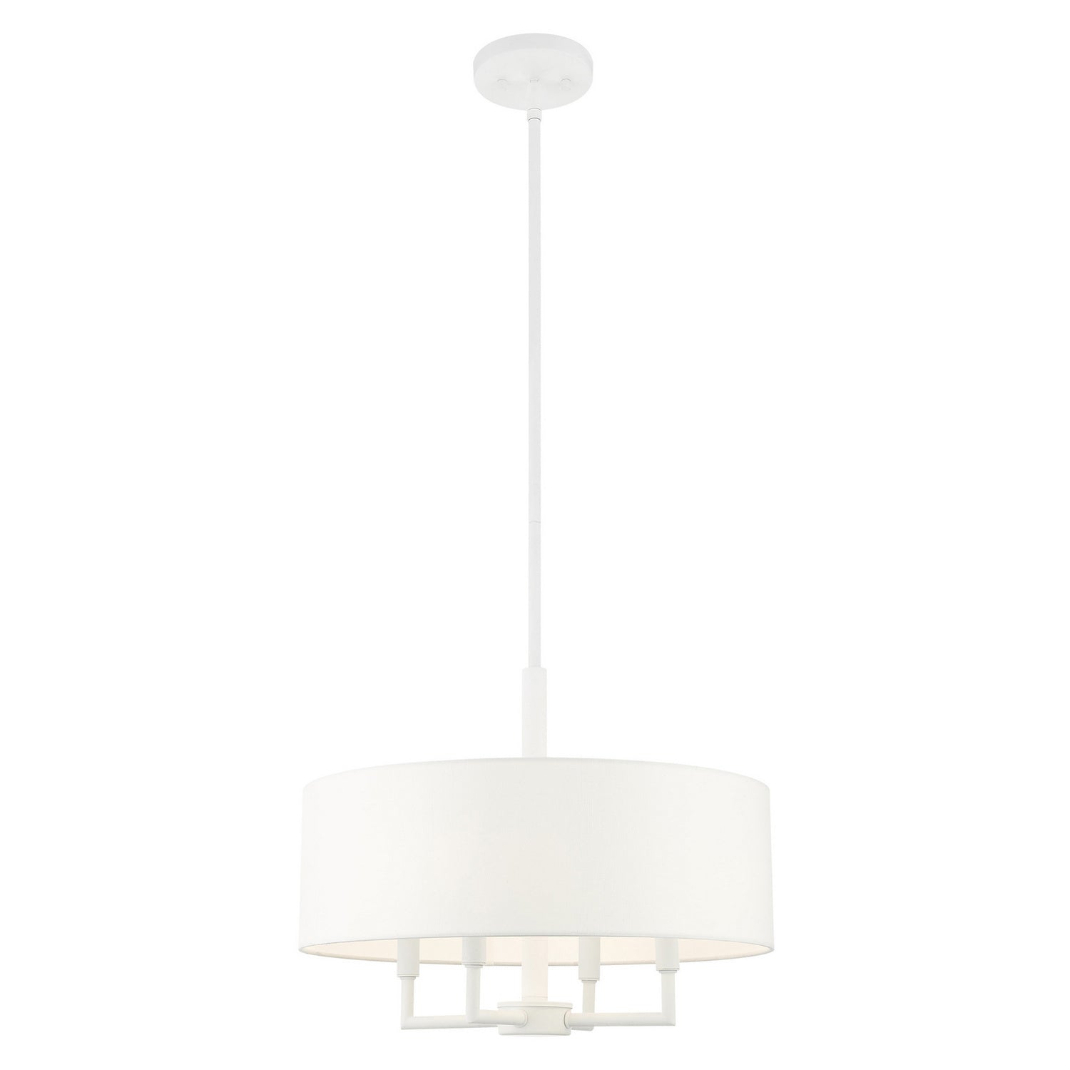 Livex Lighting - 49374-03 - Four Light Chandelier - Meridian - White