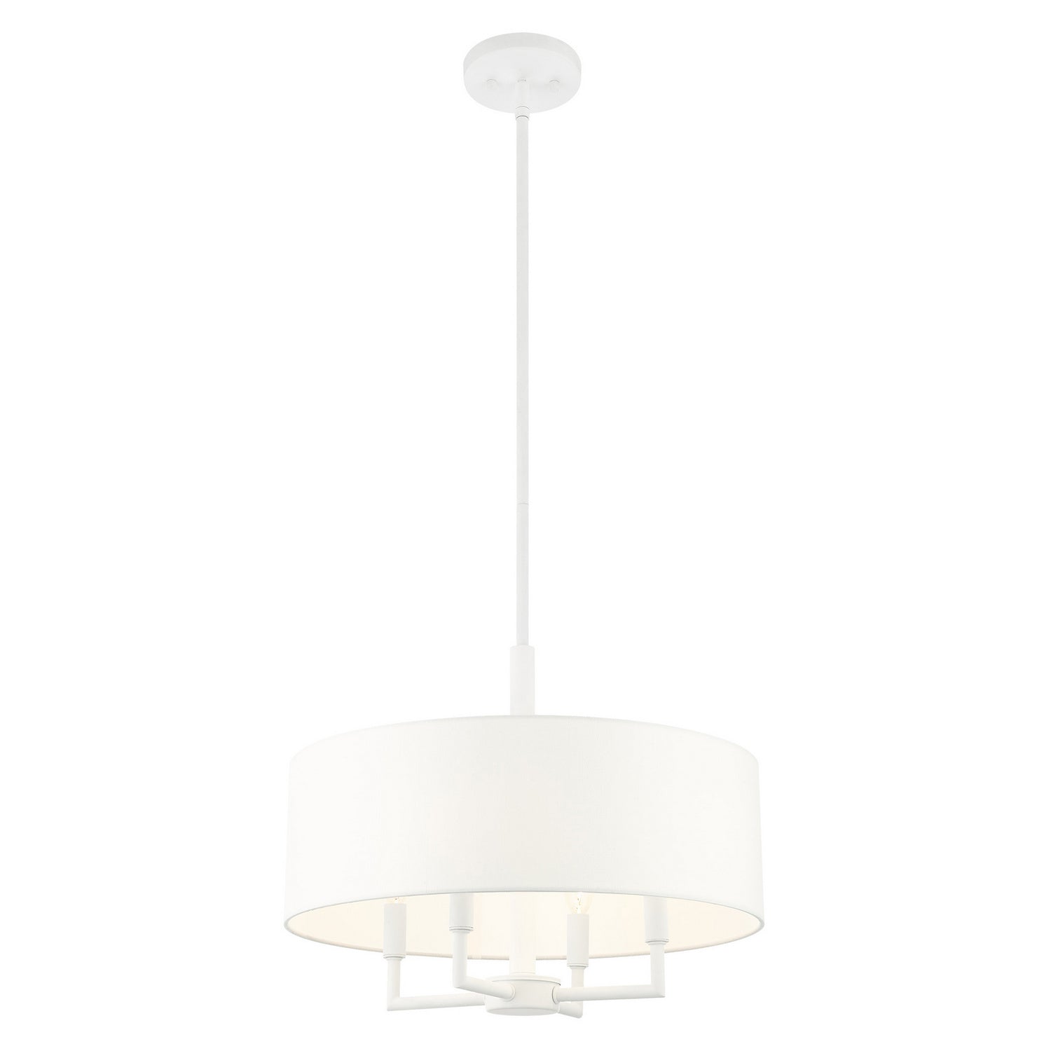 Livex Lighting - 49374-03 - Four Light Chandelier - Meridian - White