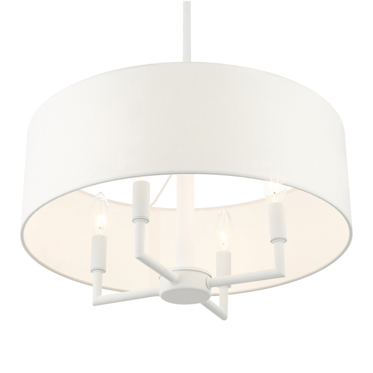 Livex Lighting - 49374-03 - Four Light Chandelier - Meridian - White