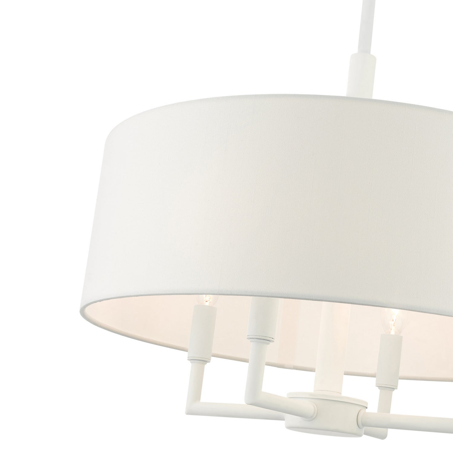 Livex Lighting - 49374-03 - Four Light Chandelier - Meridian - White
