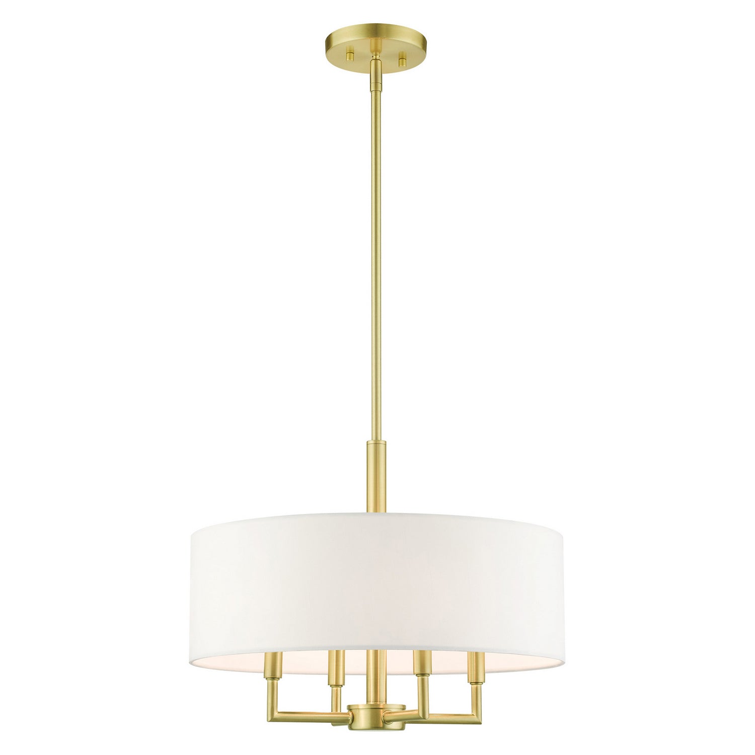 Livex Lighting - 49374-12 - Four Light Chandelier - Meridian - Satin Brass