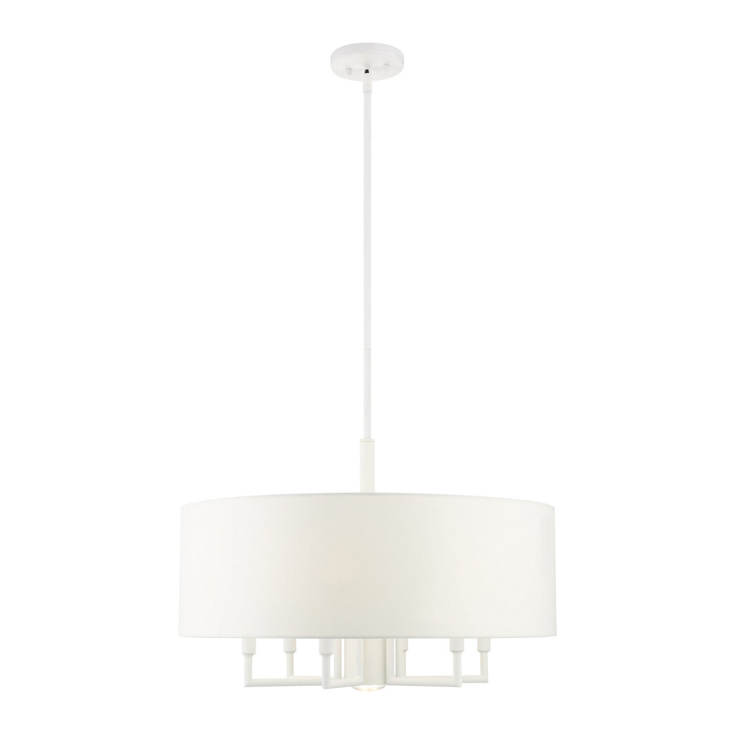 Livex Lighting - 49376-03 - Seven Light Chandelier - Meridian - White