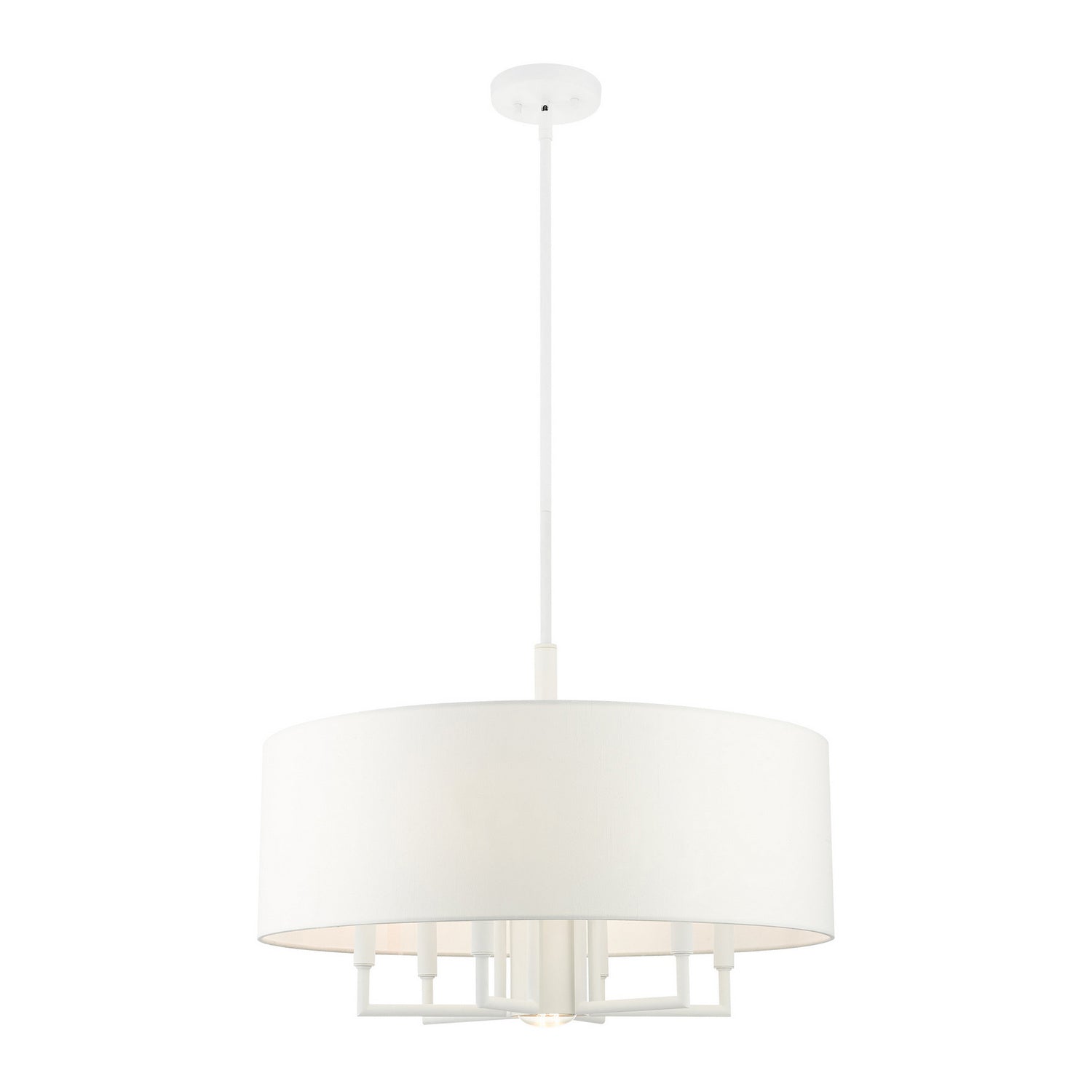 Livex Lighting - 49376-03 - Seven Light Chandelier - Meridian - White