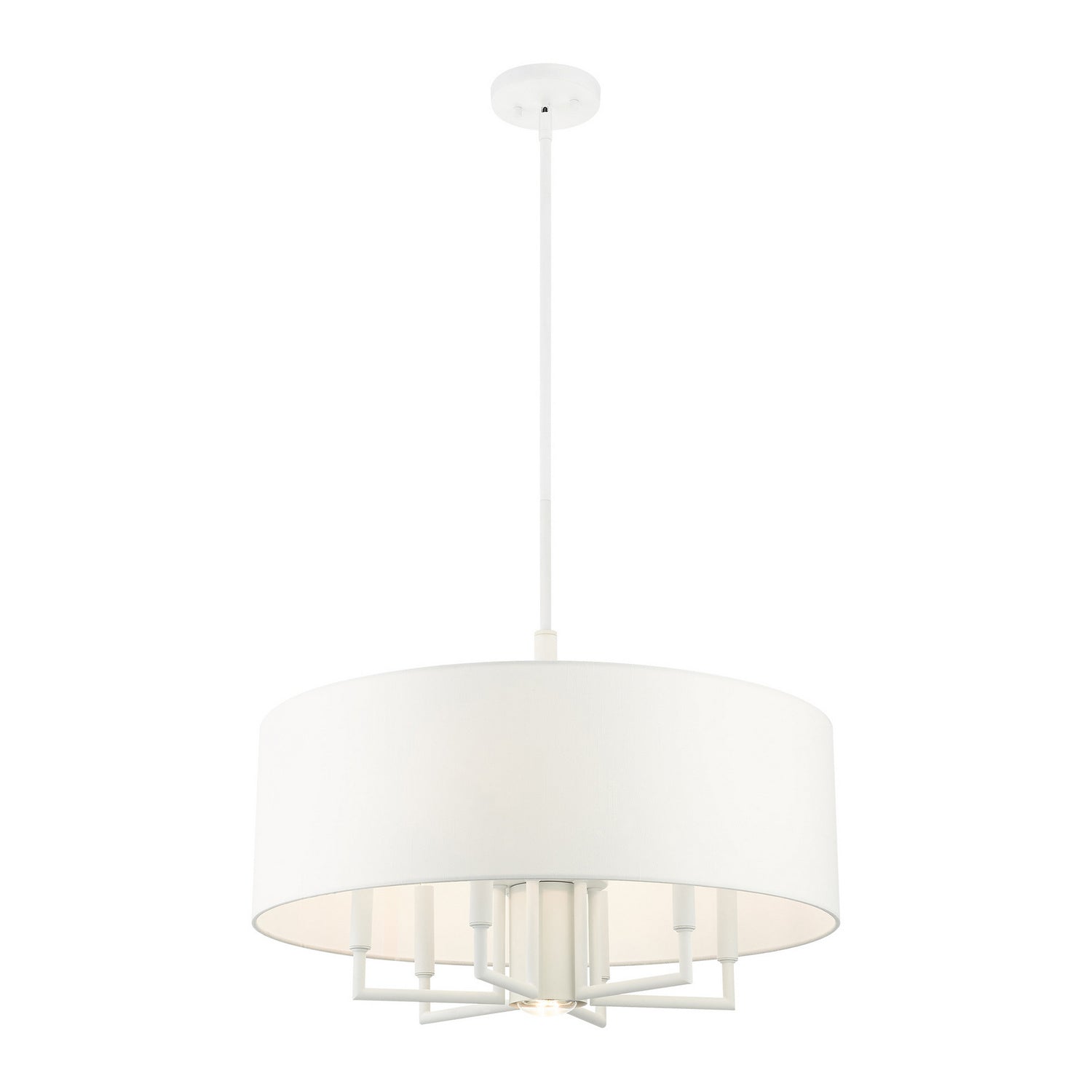 Livex Lighting - 49376-03 - Seven Light Chandelier - Meridian - White