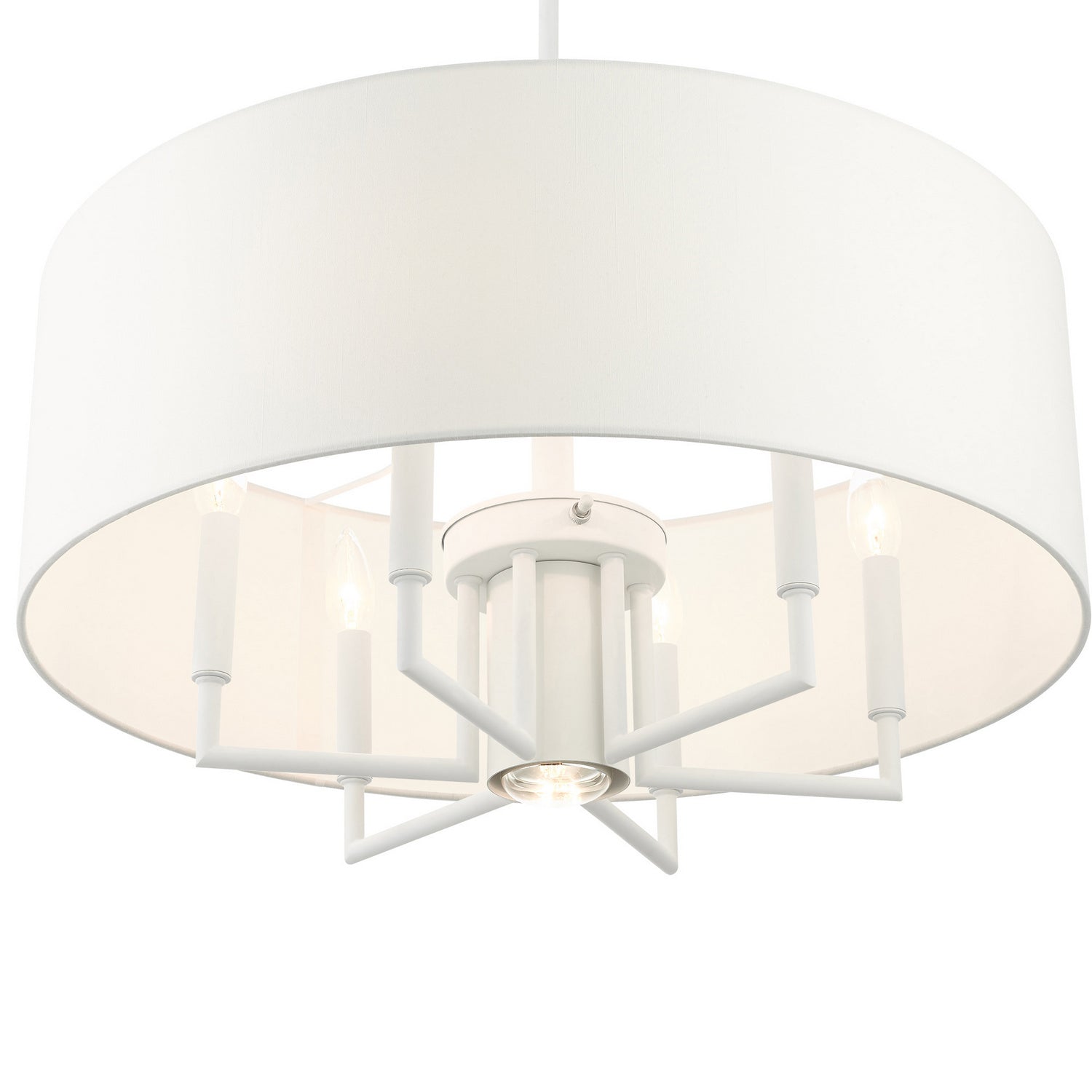 Livex Lighting - 49376-03 - Seven Light Chandelier - Meridian - White