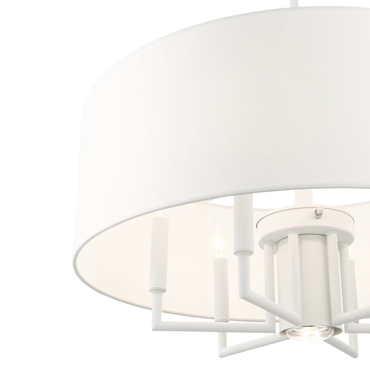 Livex Lighting - 49376-03 - Seven Light Chandelier - Meridian - White