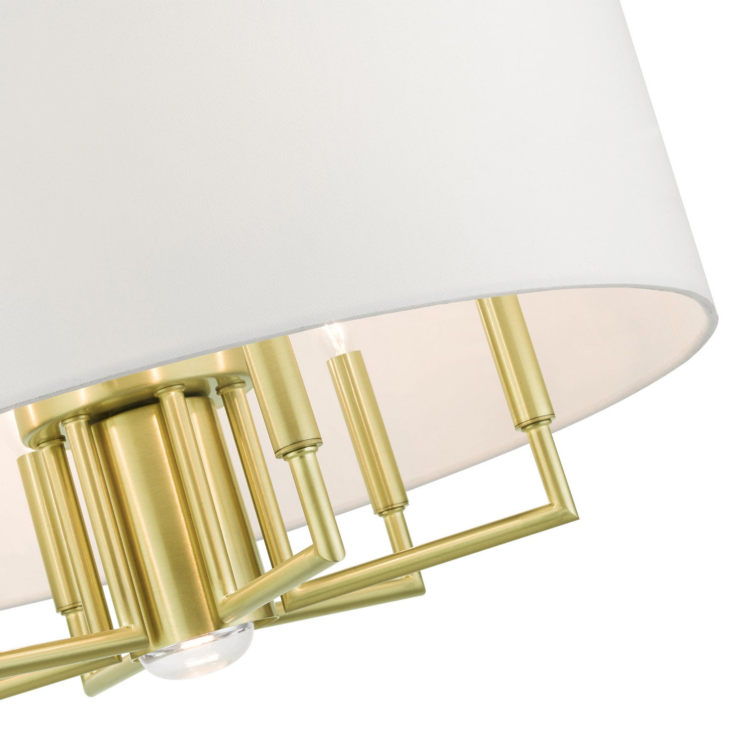 Livex Lighting - 49376-12 - Seven Light Chandelier - Meridian - Satin Brass
