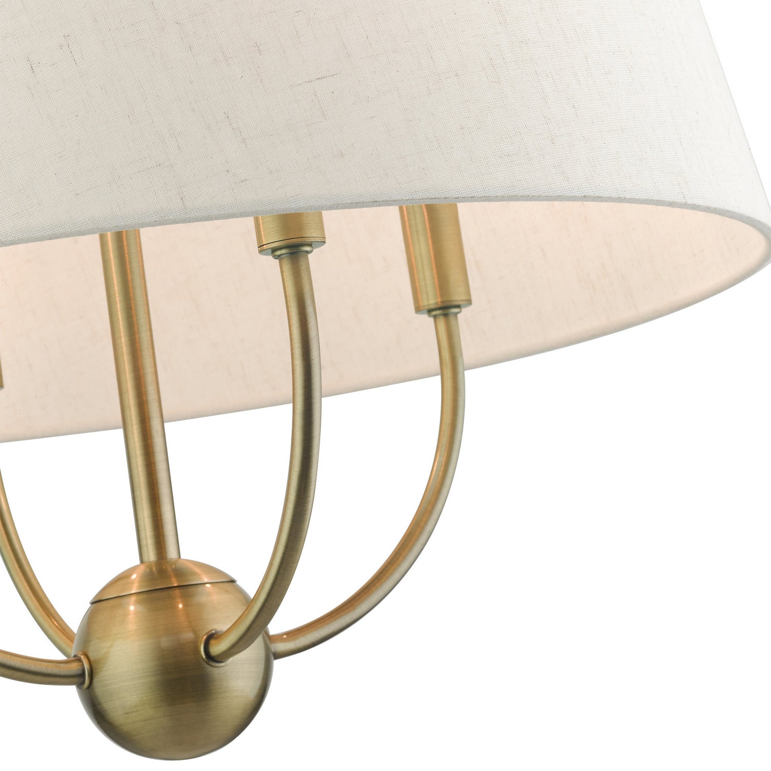 Livex Lighting - 49444-01 - Four Light Chandelier - Cartwright - Antique Brass
