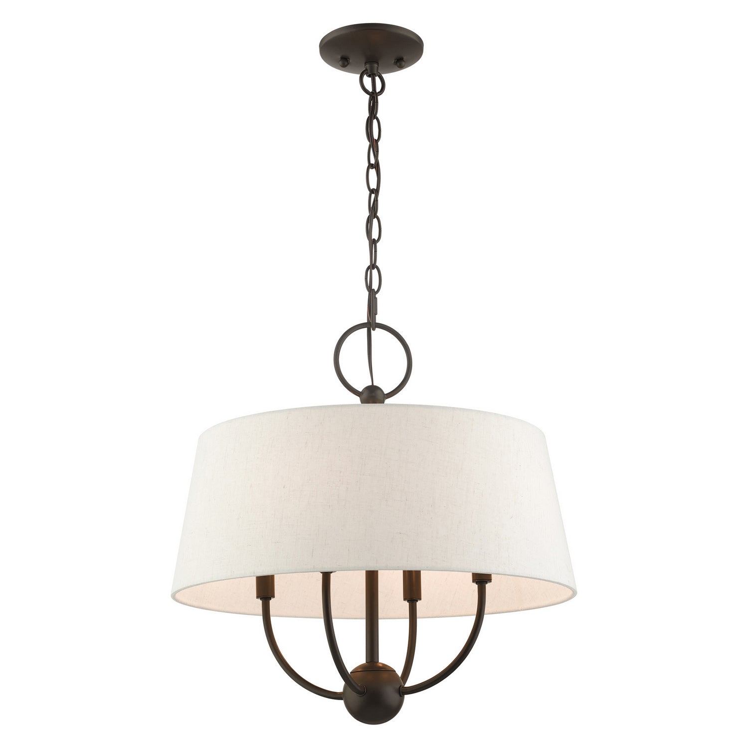 Livex Lighting - 49444-92 - Four Light Chandelier - Cartwright - English Bronze