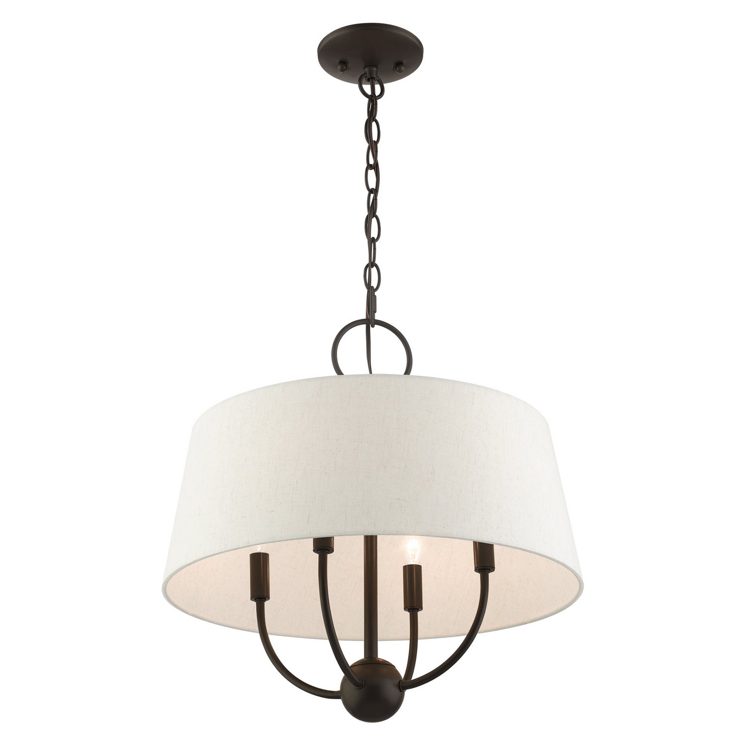 Livex Lighting - 49444-92 - Four Light Chandelier - Cartwright - English Bronze