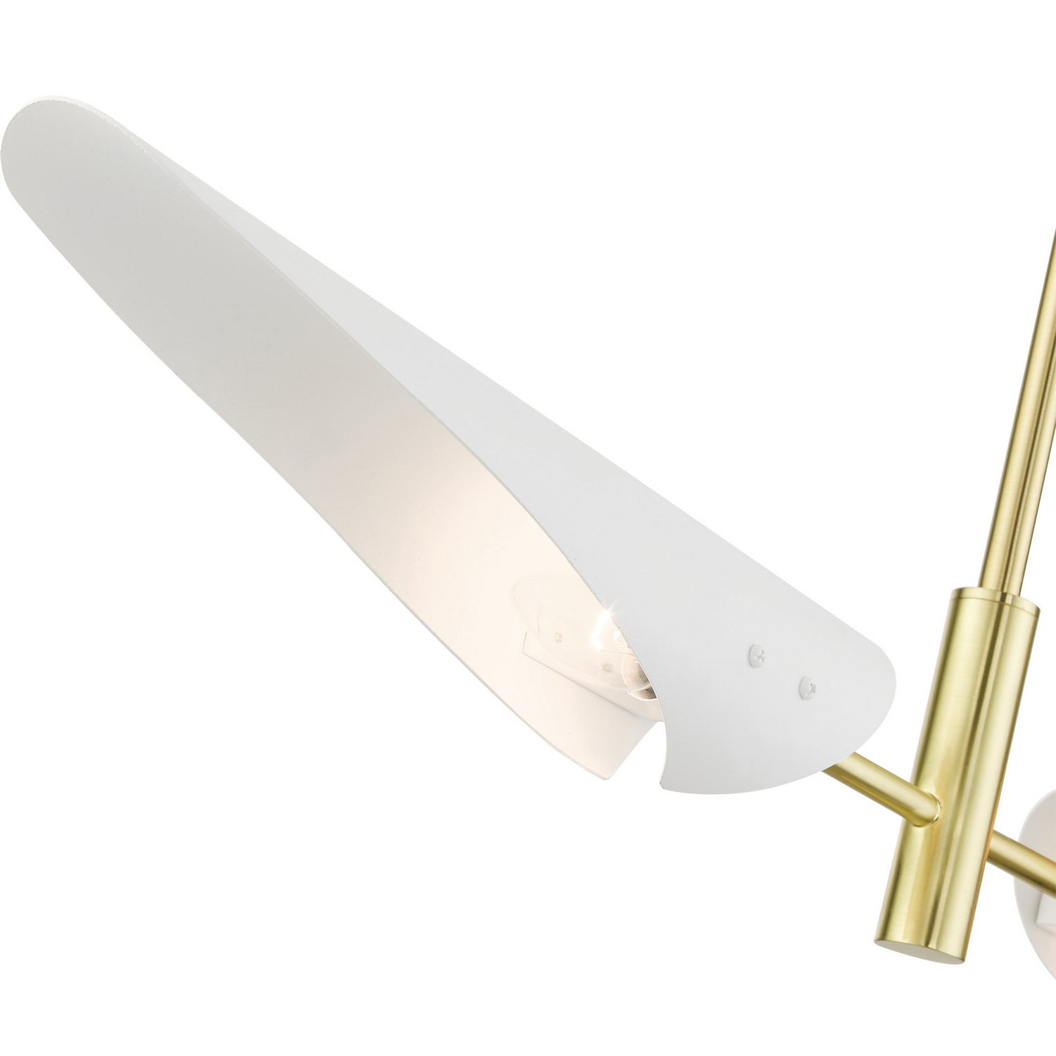 Livex Lighting - 49492-12 - Two Light Linear Chandelier - Capistrano - Satin Brass