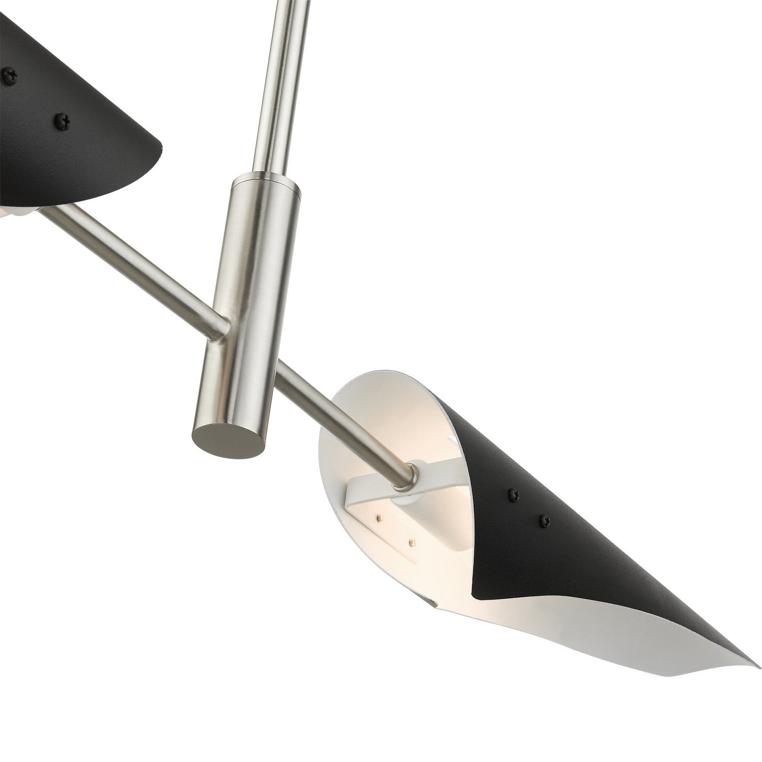 Livex Lighting - 49492-91 - Two Light Linear Chandelier - Capistrano - Brushed Nickel