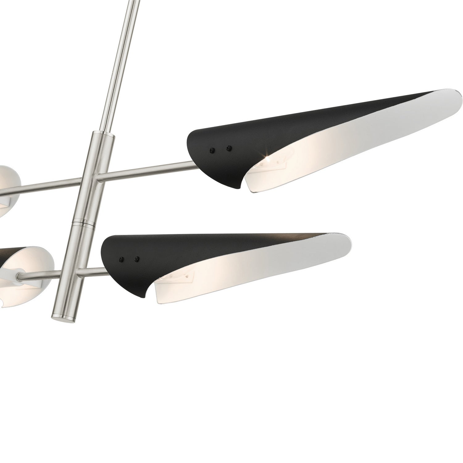 Livex Lighting - 49494-91 - Four Light Chandelier - Capistrano - Brushed Nickel
