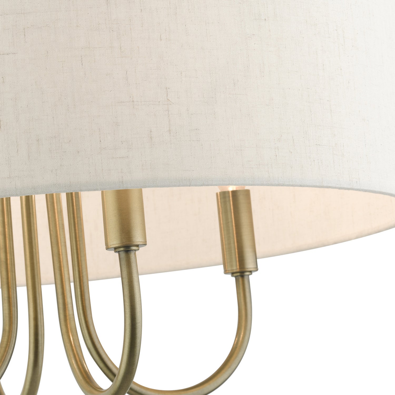 Livex Lighting - 49804-01 - Four Light Chandelier - Blossom - Antique Brass