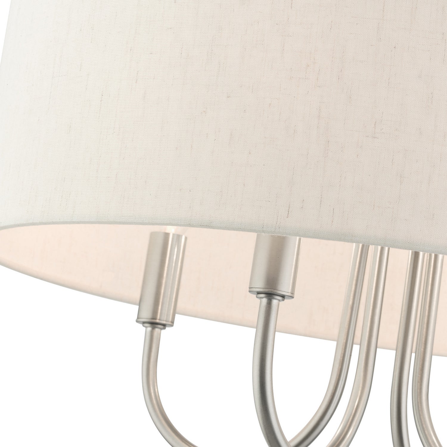 Livex Lighting - 49804-91 - Four Light Chandelier - Blossom - Brushed Nickel