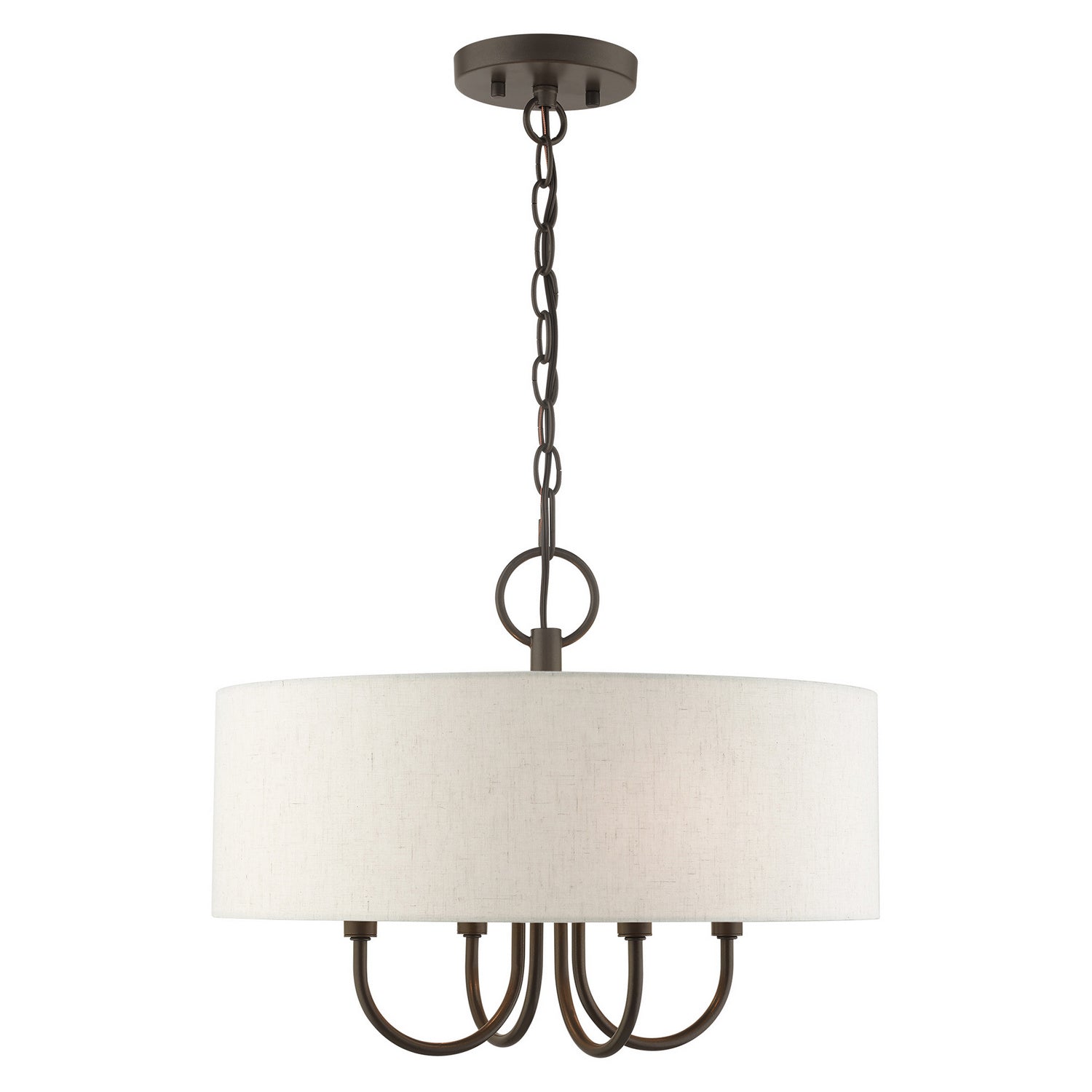 Livex Lighting - 49804-92 - Four Light Chandelier - Blossom - English Bronze