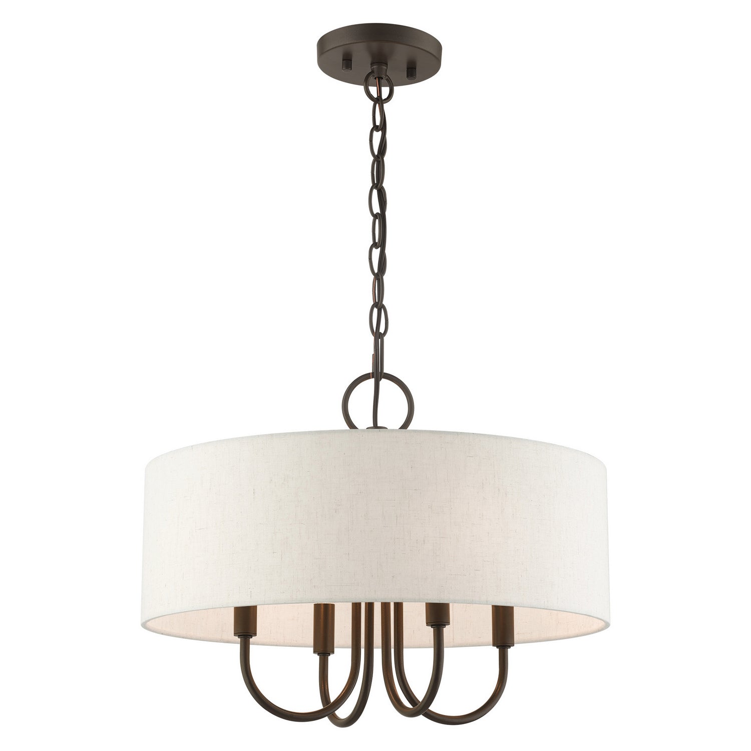 Livex Lighting - 49804-92 - Four Light Chandelier - Blossom - English Bronze