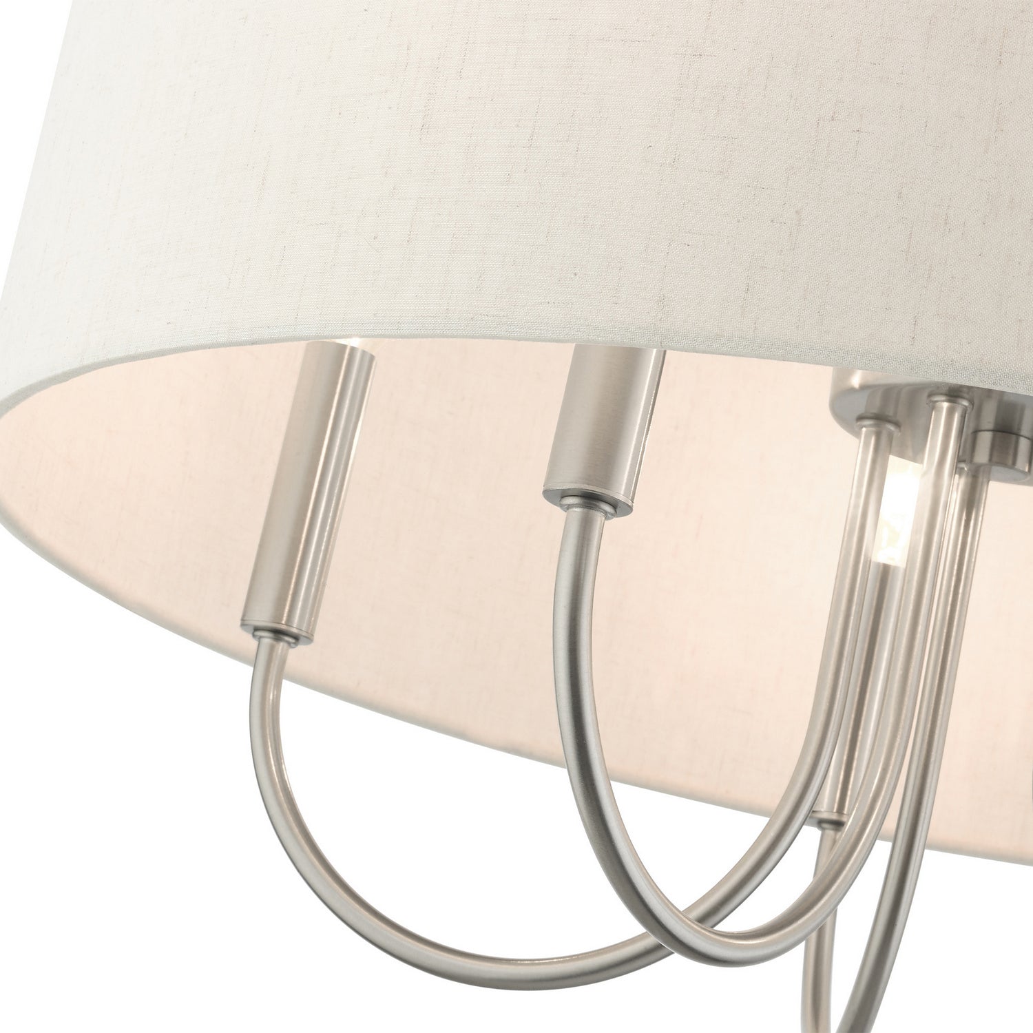 Livex Lighting - 49805-91 - Five Light Chandelier - Blossom - Brushed Nickel