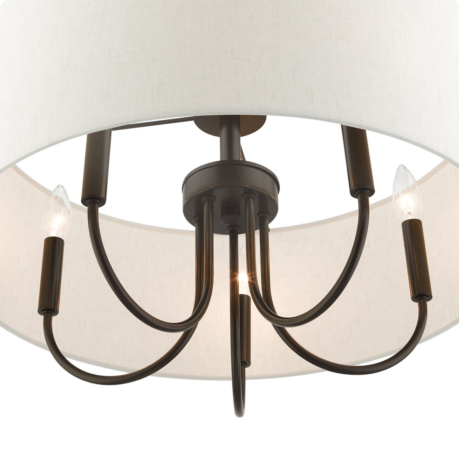 Livex Lighting - 49805-92 - Five Light Chandelier - Blossom - English Bronze