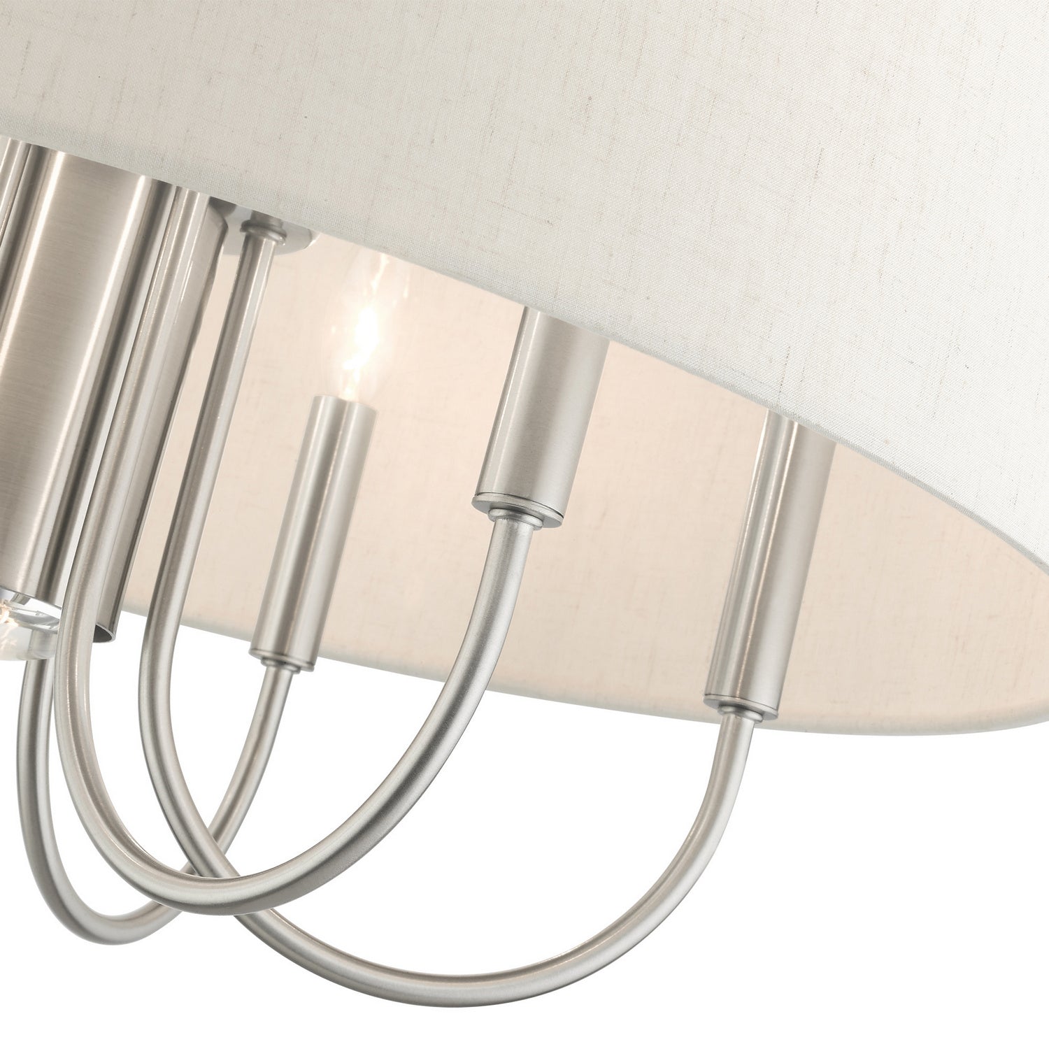 Livex Lighting - 49806-91 - Seven Light Chandelier - Blossom - Brushed Nickel