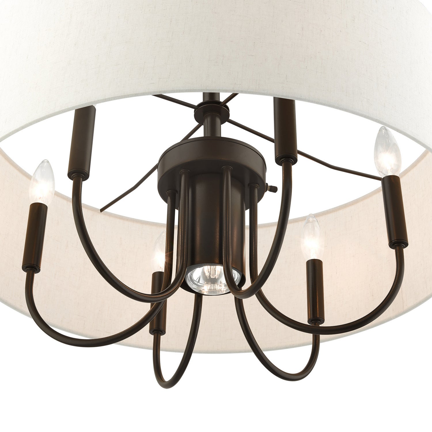 Livex Lighting - 49806-92 - Seven Light Chandelier - Blossom - English Bronze