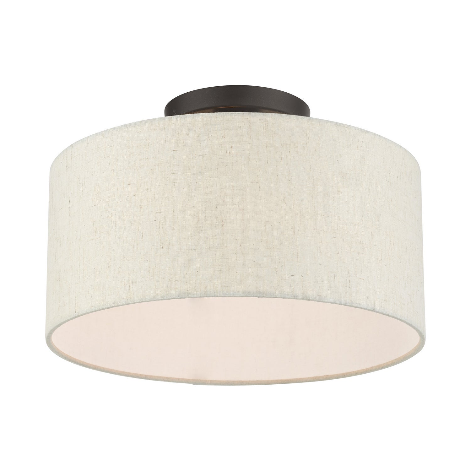 Livex Lighting - 49809-92 - One Light Semi Flush Mount - Blossom - English Bronze