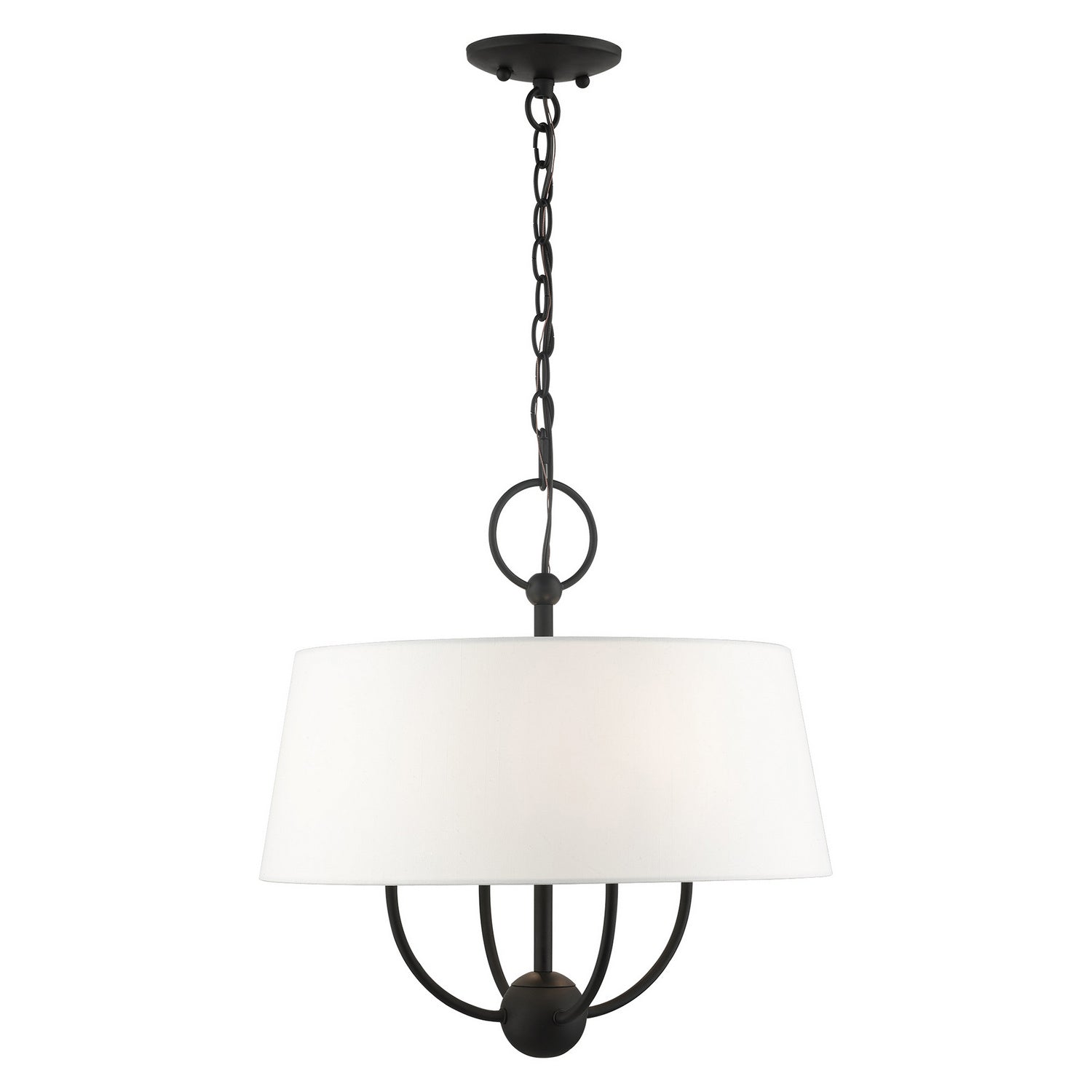 Livex Lighting - 49844-04 - Four Light Chandelier - Ridgecrest - Black