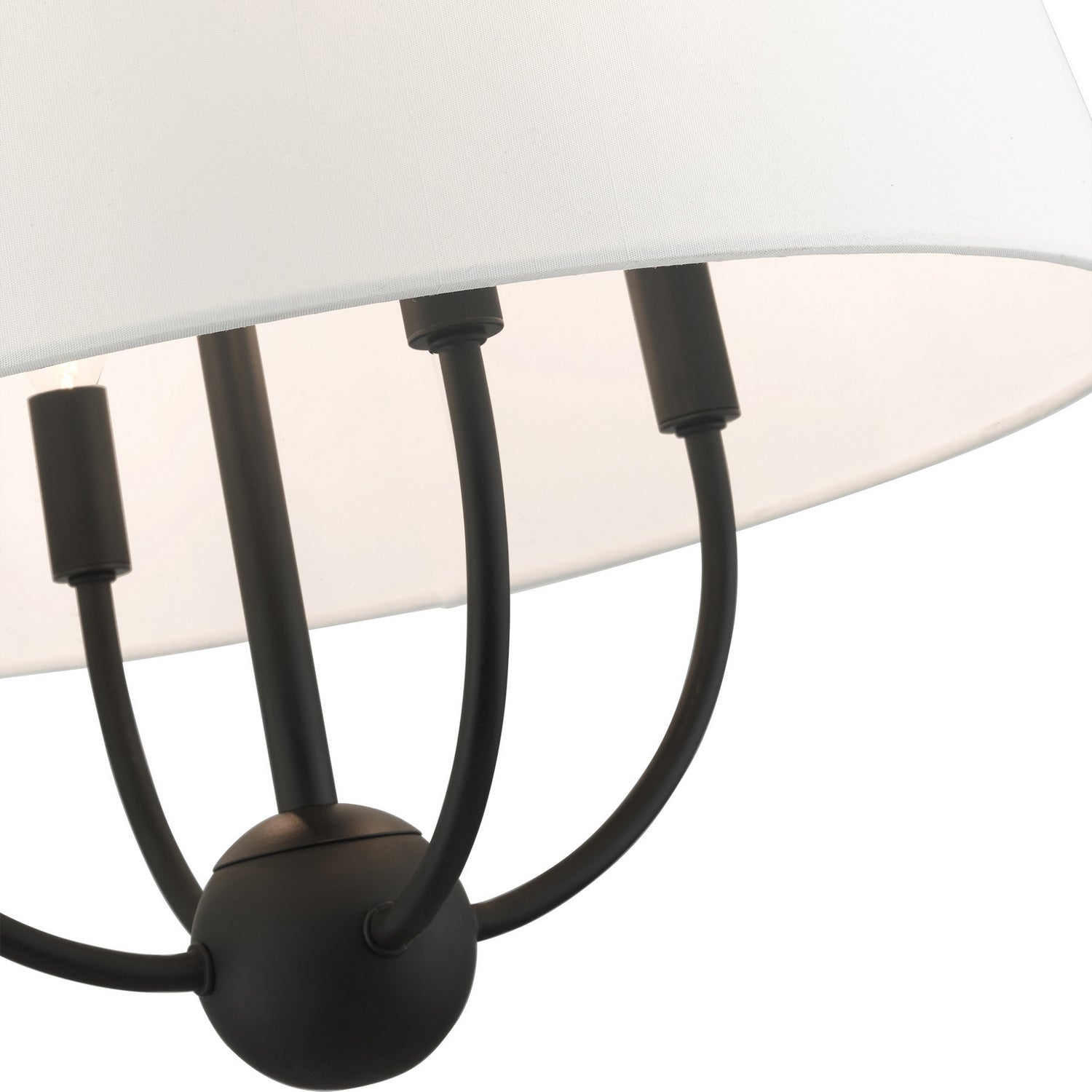 Livex Lighting - 49844-04 - Four Light Chandelier - Ridgecrest - Black