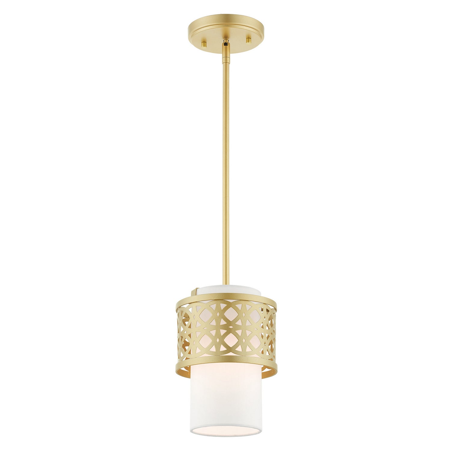 Livex Lighting - 49861-33 - One Light Mini Pendant - Calinda - Soft Gold