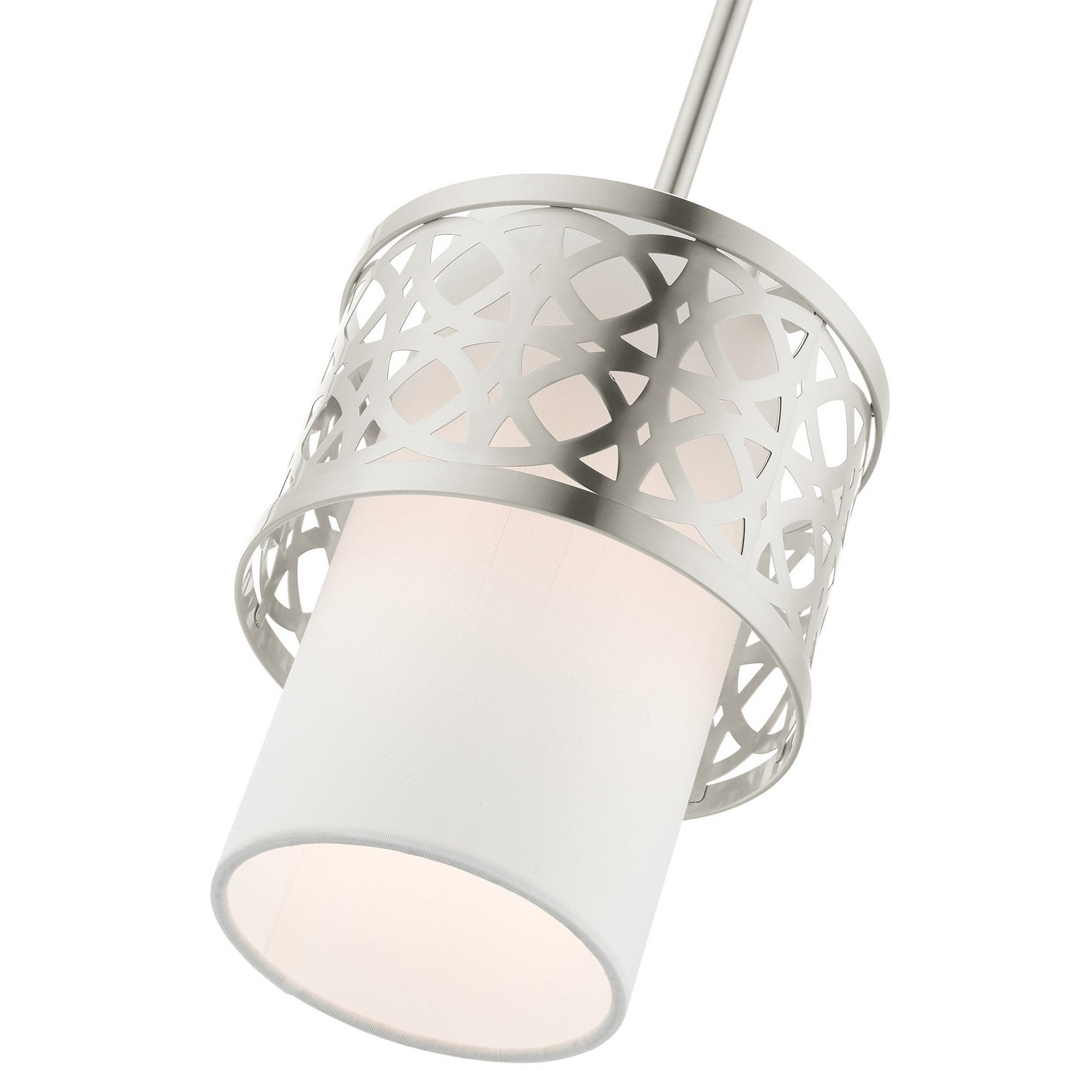 Livex Lighting - 49861-91 - One Light Mini Pendant - Calinda - Brushed Nickel