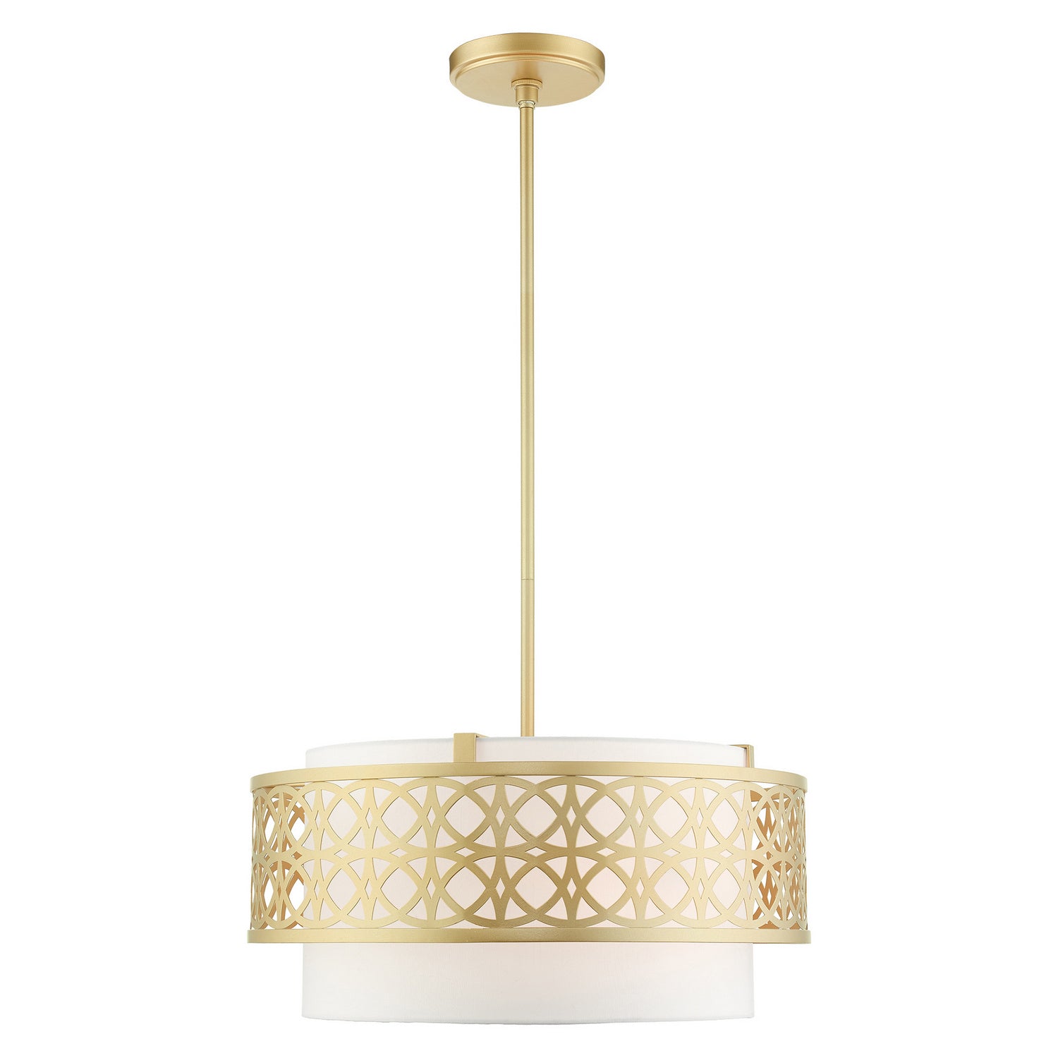 Livex Lighting - 49865-33 - Four Light Chandelier - Calinda - Soft Gold