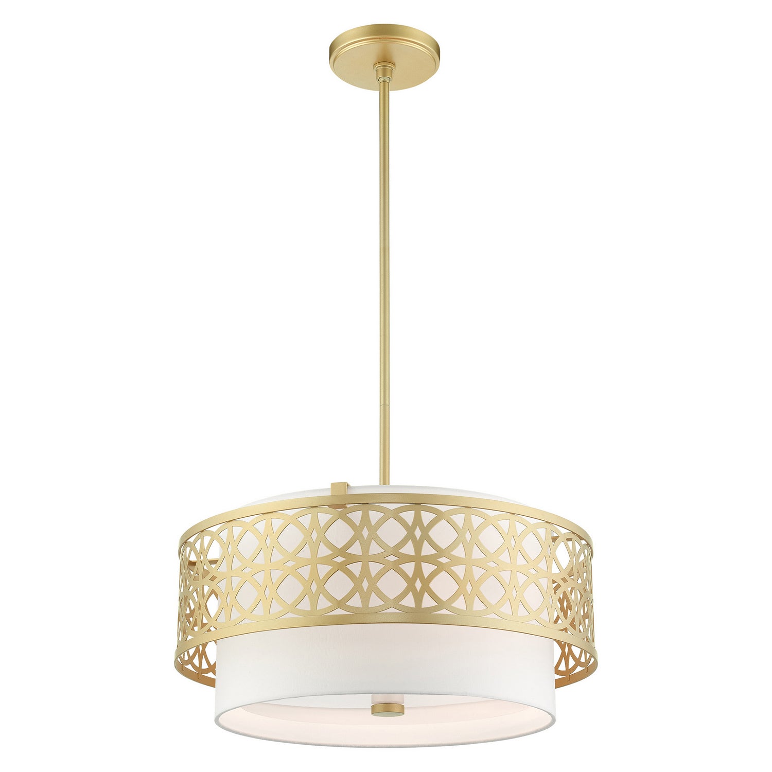 Livex Lighting - 49865-33 - Four Light Chandelier - Calinda - Soft Gold