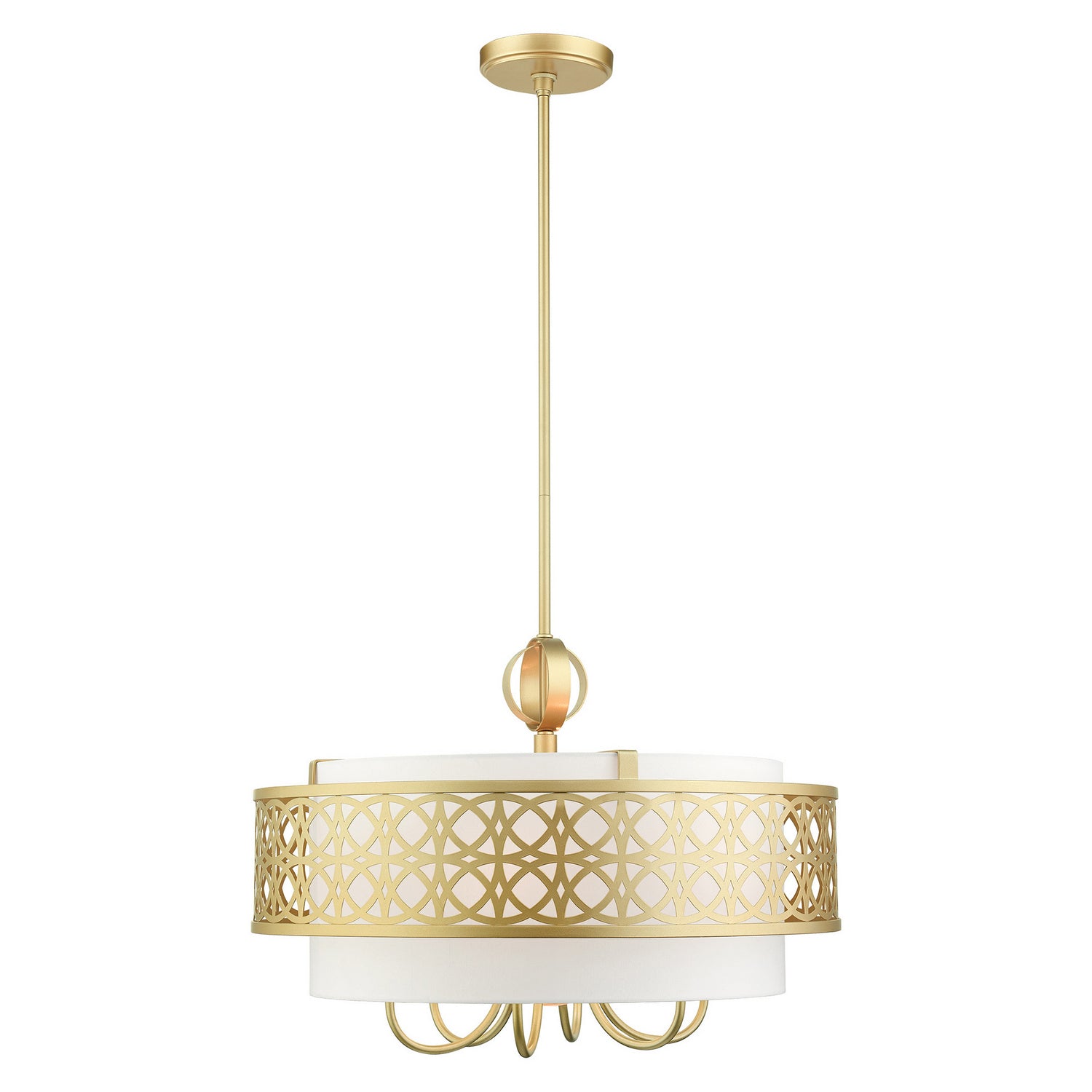 Livex Lighting - 49866-33 - Seven Light Chandelier - Calinda - Soft Gold