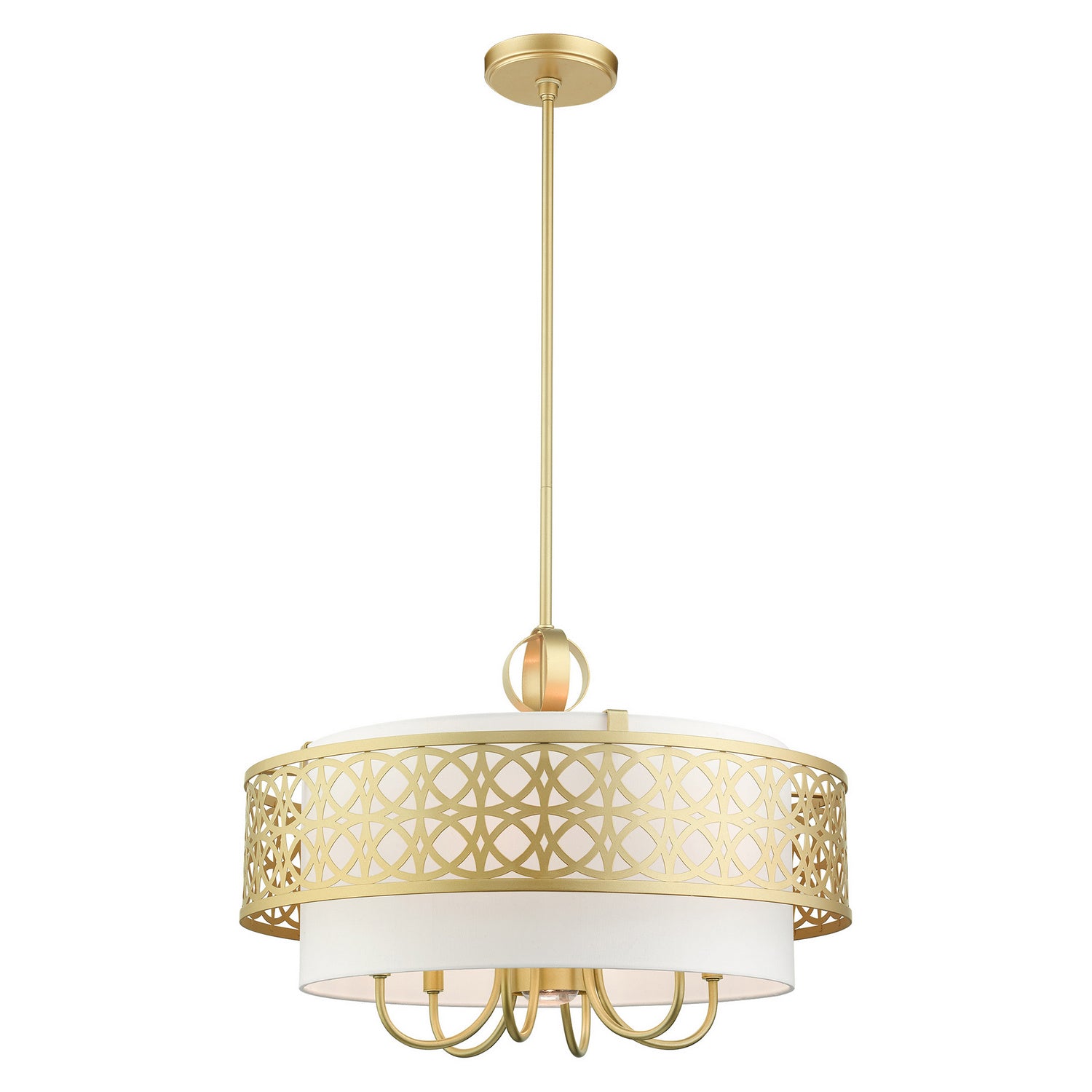 Livex Lighting - 49866-33 - Seven Light Chandelier - Calinda - Soft Gold