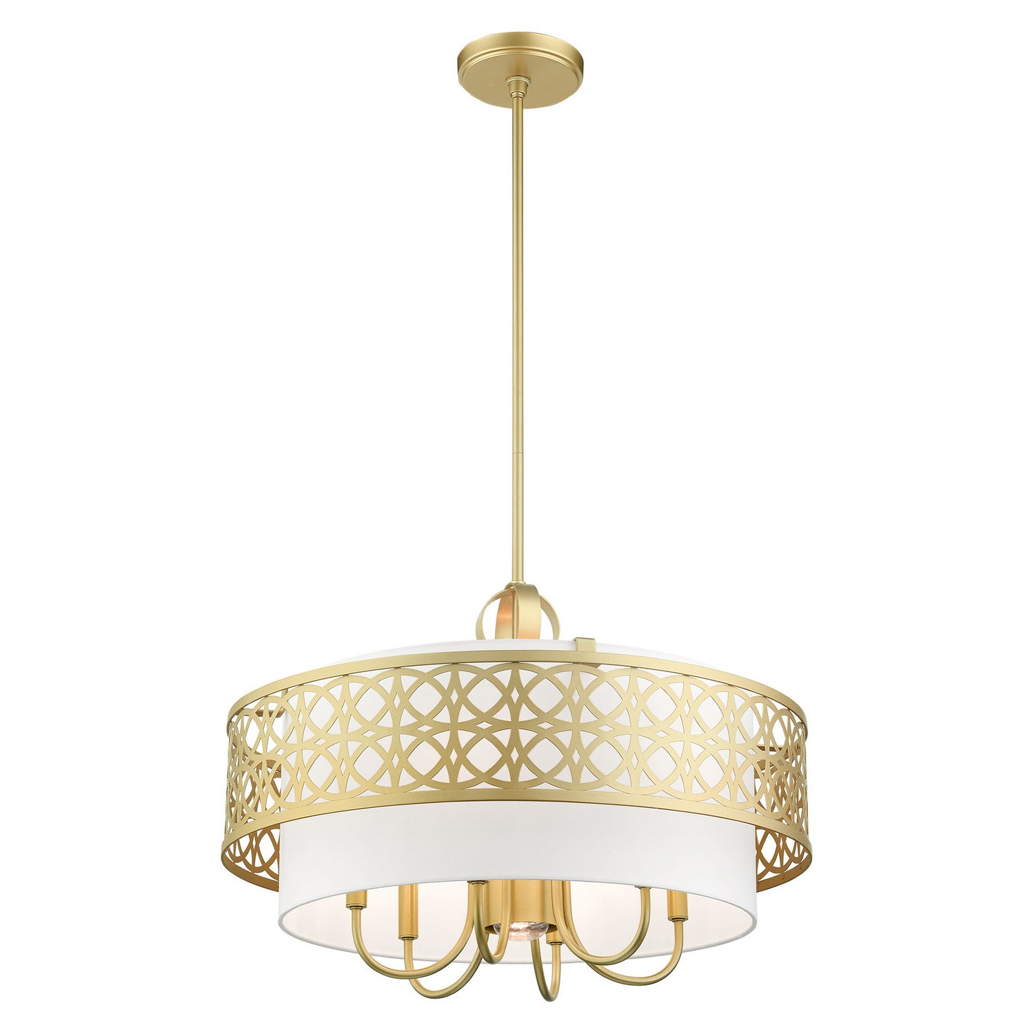 Livex Lighting - 49866-33 - Seven Light Chandelier - Calinda - Soft Gold