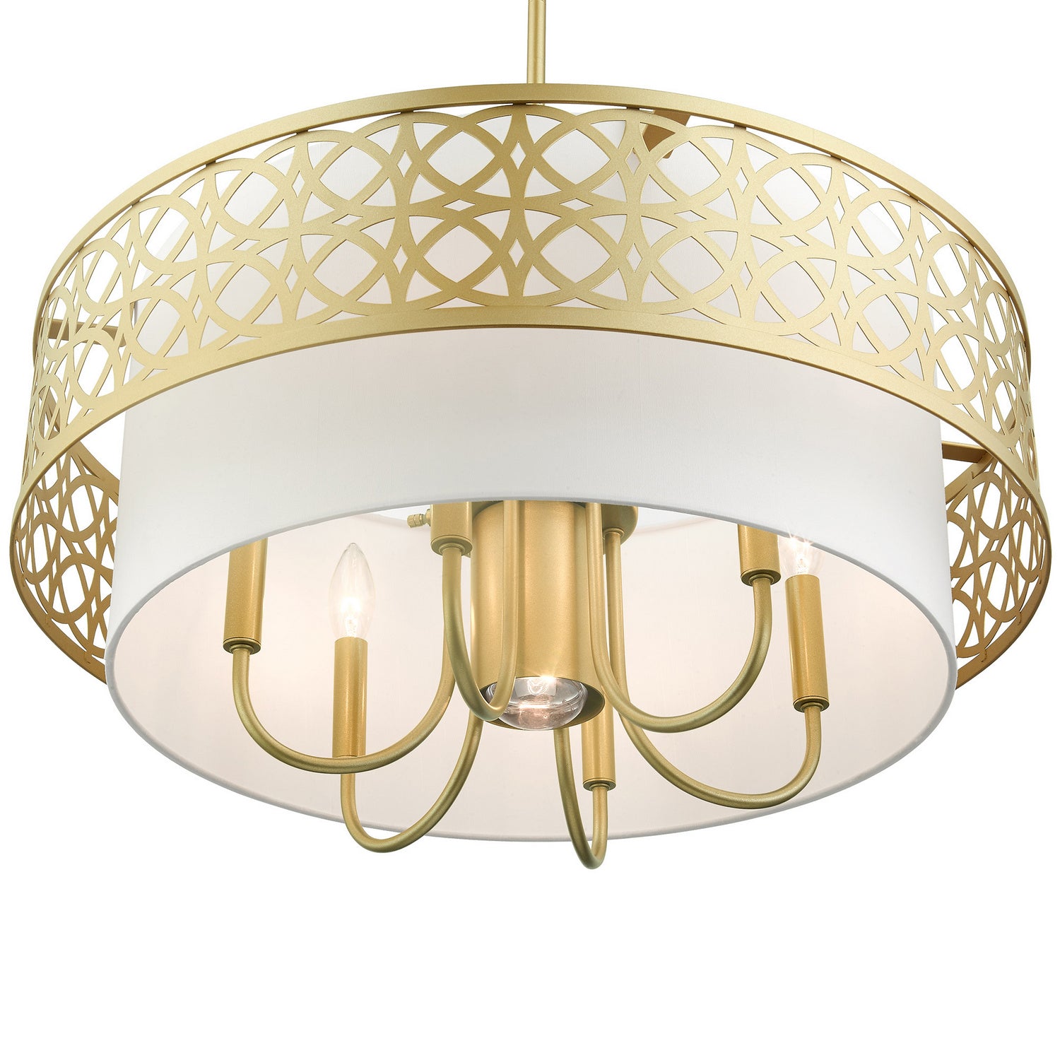 Livex Lighting - 49866-33 - Seven Light Chandelier - Calinda - Soft Gold